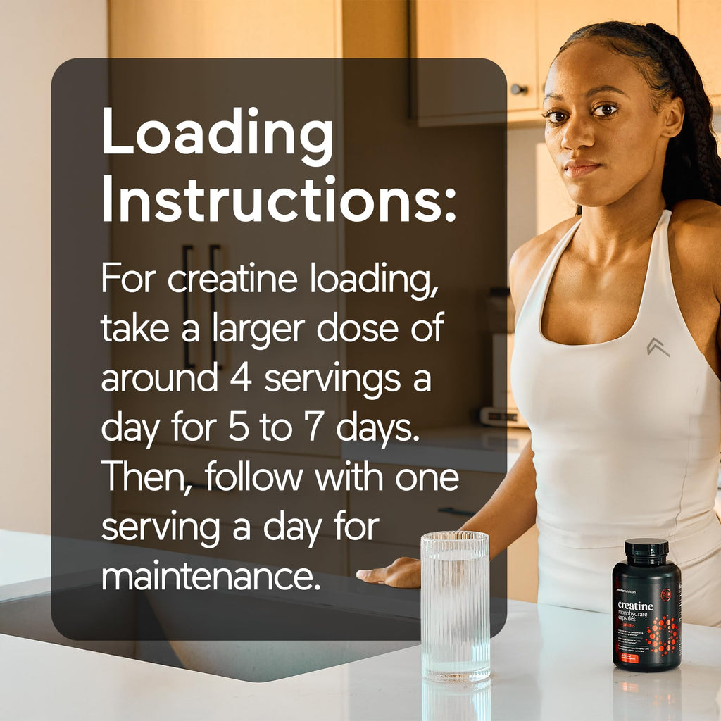 SMARTERNUTRITION Creatine Monohydrate Pills with 2500mg (2.5g) Per Serving, Vegan Capsules - Pre & Post Workout Recovery Support, Promotes Muscle Mass &. Endurance - 60 Count[30-Day Supply] SMARTERNUTRITION Au supplements