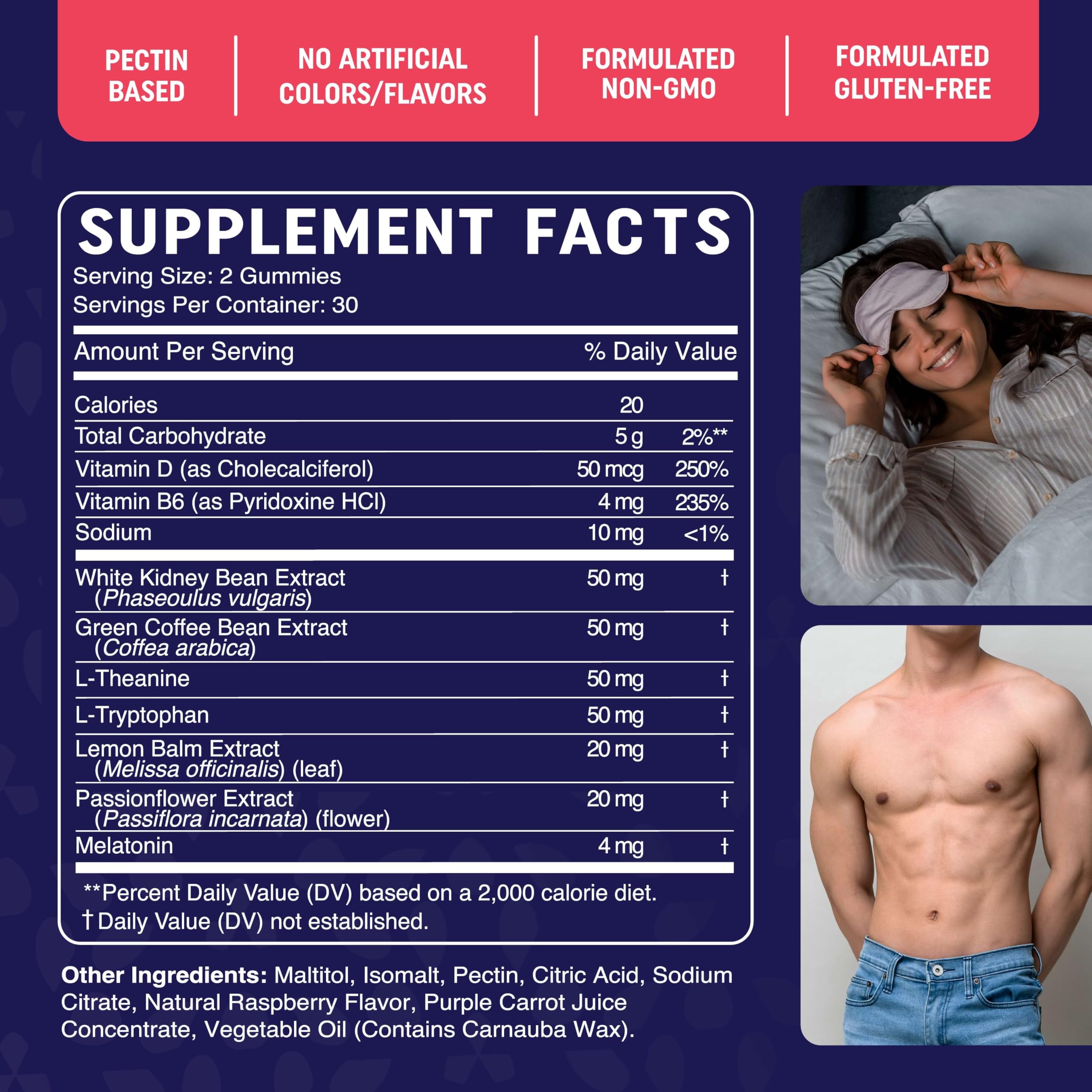 Sugar-Free Night Time Fat Burner Gummies for Sleep & Weight Loss Support | Hunger MAV NUTRITION Au supplements