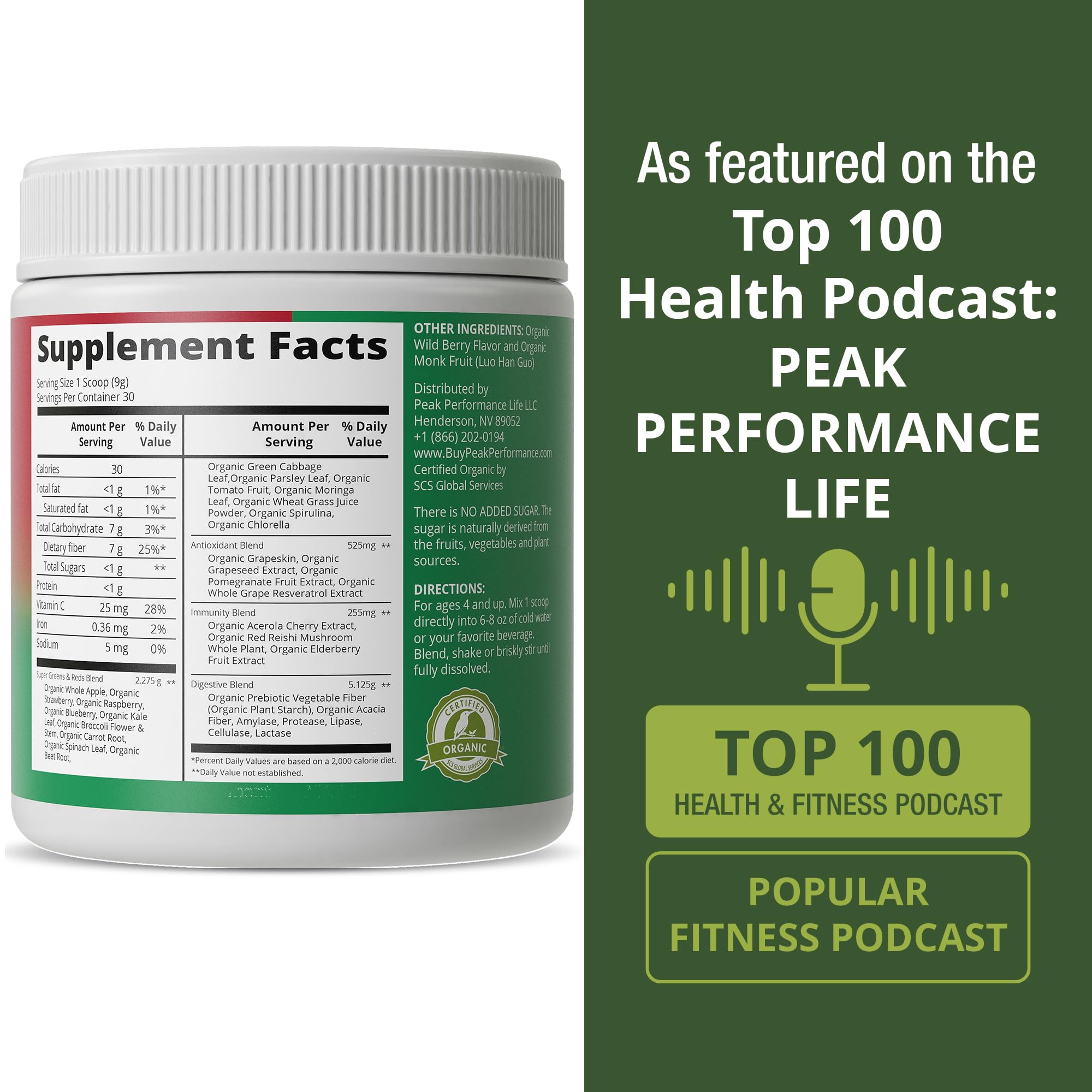 Kids Greens and Reds Superfood Powder. Best Tasting Organic Vegan Super Food Juice with 25+ Real Fruits and Vegetables. Gluten Free Real Food Vitamins. Green and Red Superfoods Supplement for Children Peak Performance Au supplements
