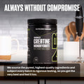 NutraBio Pure Micronized Creatine Monohydrate Powder Supplement, Unflavored, (300 g) - Supports Bulk Muscle Energy, Recovery, and Strength - HPLC Tested Creatine