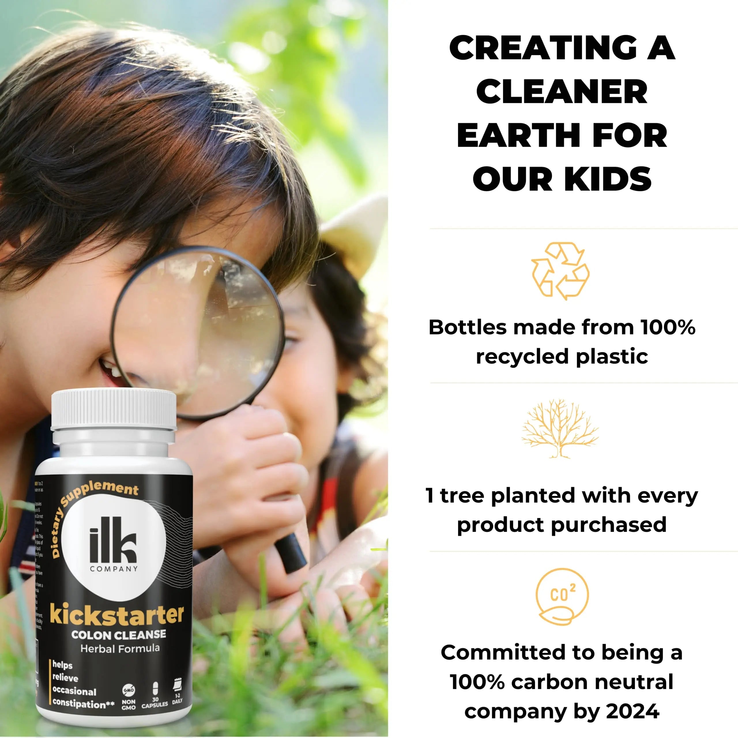 ILK COMPANY Made in USA Herbal Colon Cleanse Capsules - Non GMO - Gluten Free Capsules ILK COMPANY Au supplements