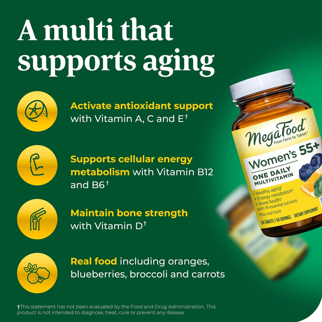 MegaFood Women's 55+ One Daily Multivitamin for Women with Vitamin A, Vitamin C MegaFood Au supplements