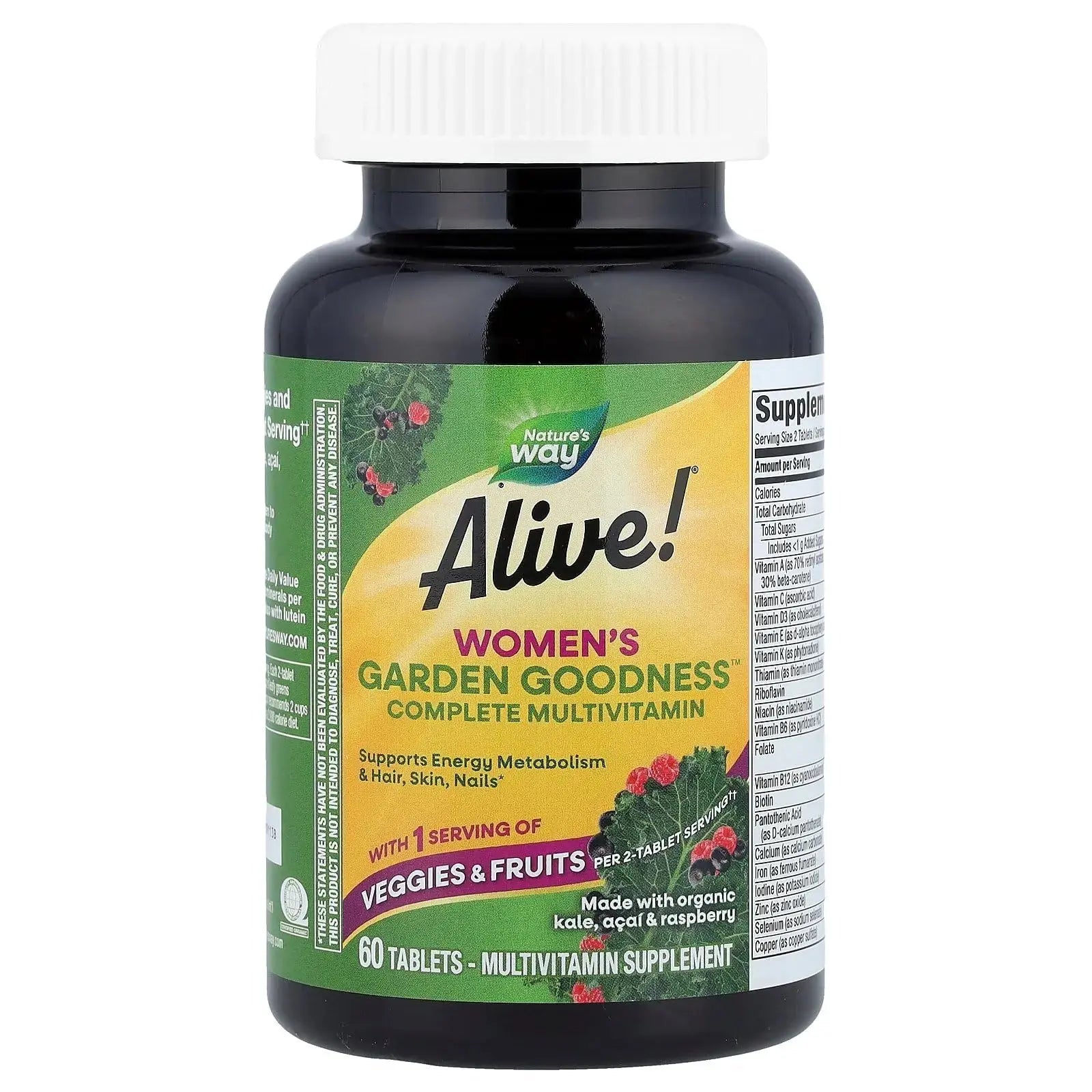 Nature's Way Alive! Garden Goodness Multivitamin for Women, High Potency B-Vitamins to Support Cellular Energy Nature's Way Au supplements
