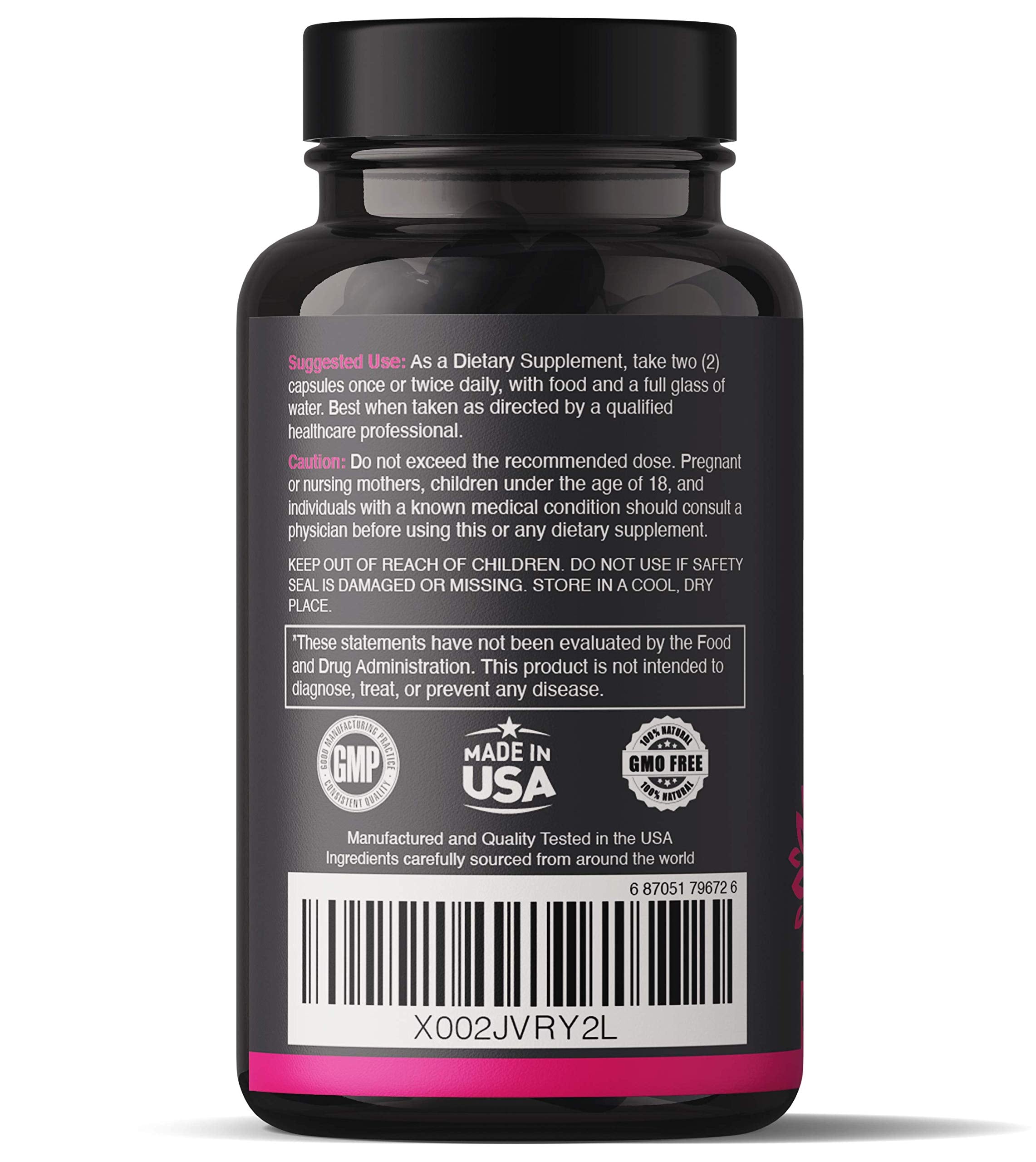 Natgrown Hormone Balance for Women PMS & Menopause Supplement for Fertility Hormonal & Menstrual Support, Helps Relief Hot Flashes - Maca Root, Vitex, Dong Quai & Black Cohosh Complex -Vegan Capsules Natgrown Au supplements