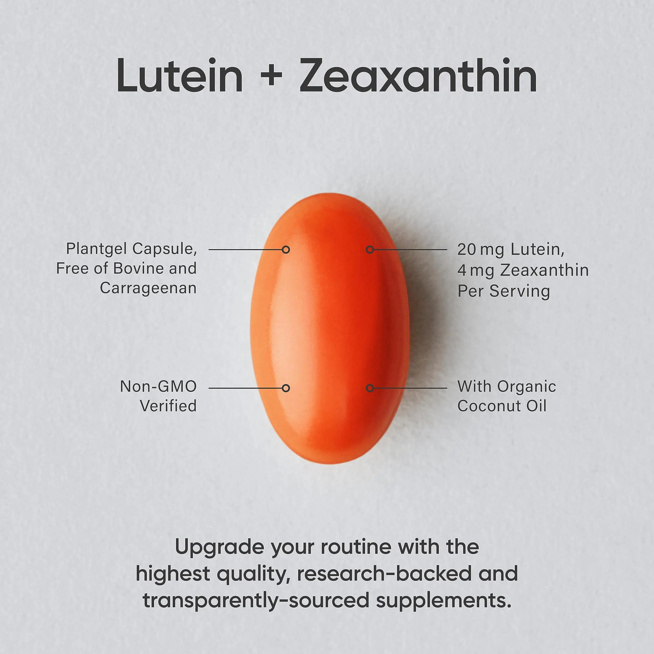 Sports Research Vegan Lutein + Zeaxanthin (20mg) with Organic Coconut Sports Research Au supplements