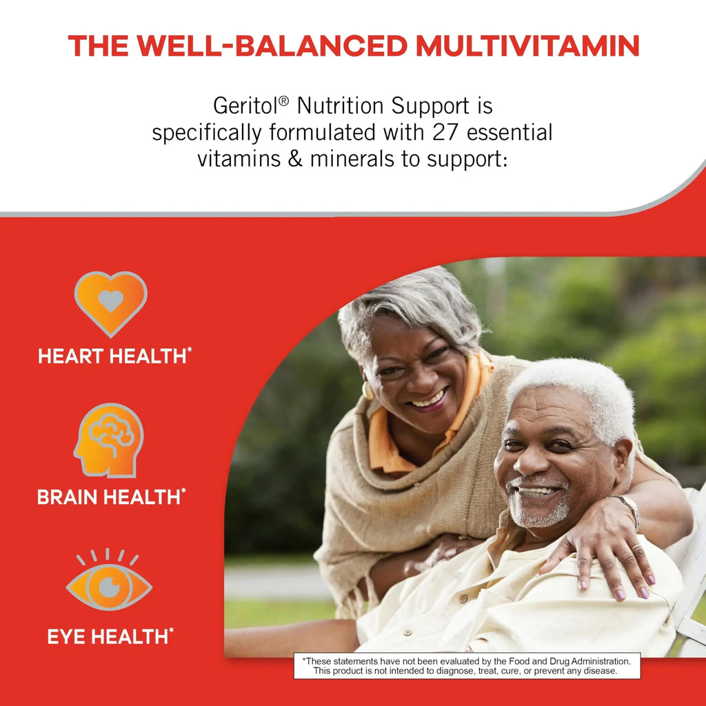 Geritol, Multivitamin Supplement, Contains Antioxidants, Vitamins B, C, E & D and Iron, 27, Minerals, Gluten-Free Geritol Au supplements