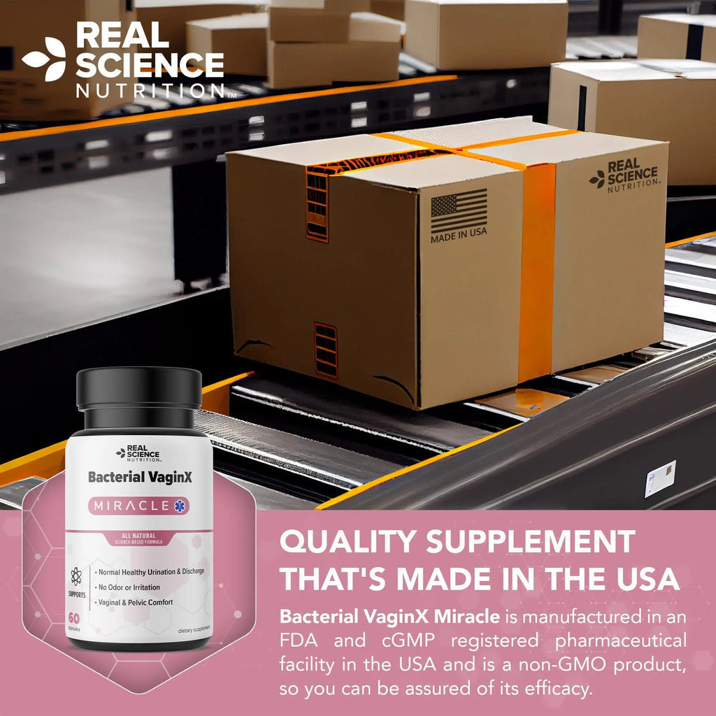 Real Science Nutrition Offers Bacterial VaginX Miracle - Nitric Oxide Enhanced Formulated Real Science Nutrition Au supplements