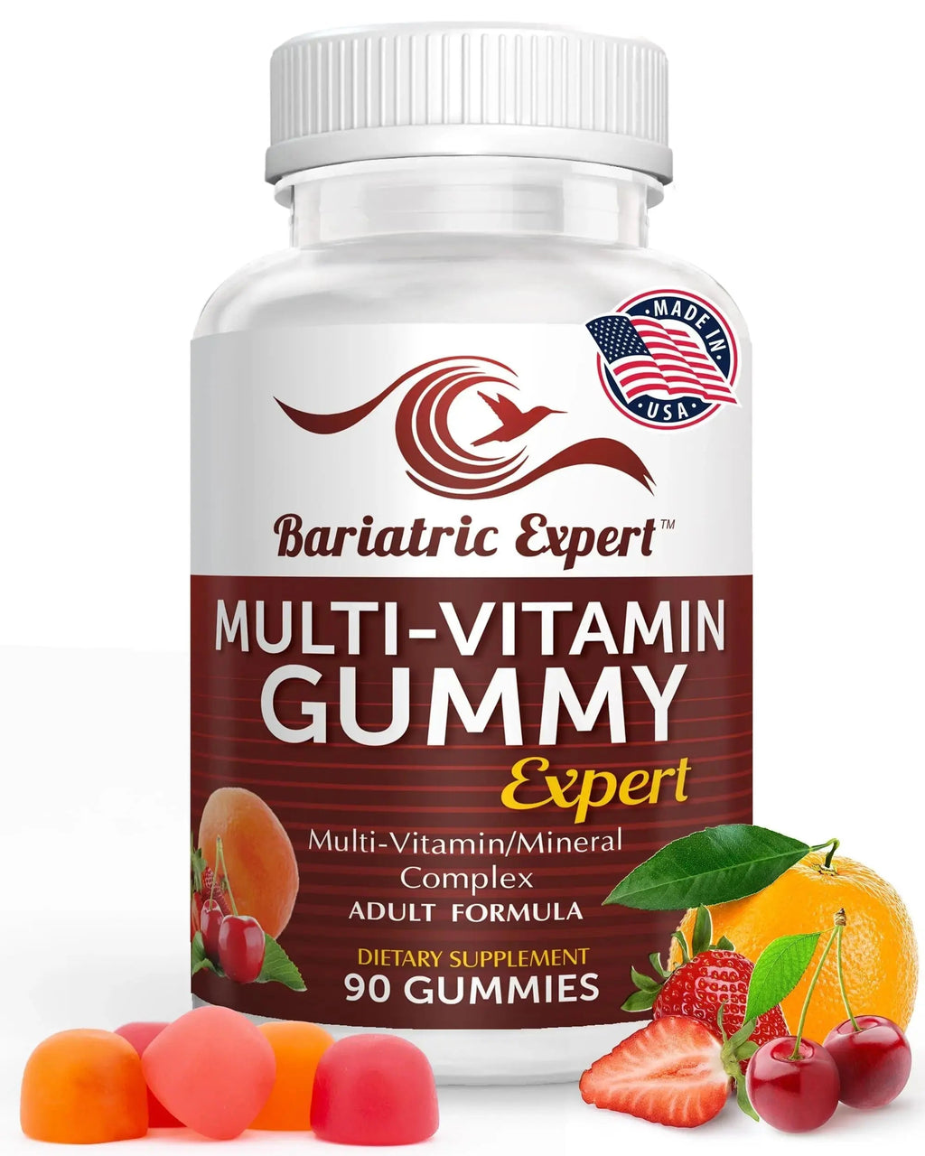 Bariatric Expert Multivitamin Gummies – Fast-Melting Dietary Supplement for Adults Post-Gastric Sleeve and Bypass, Nutritionist Recommended, 90 Count Bariatric Food Expert Au supplements