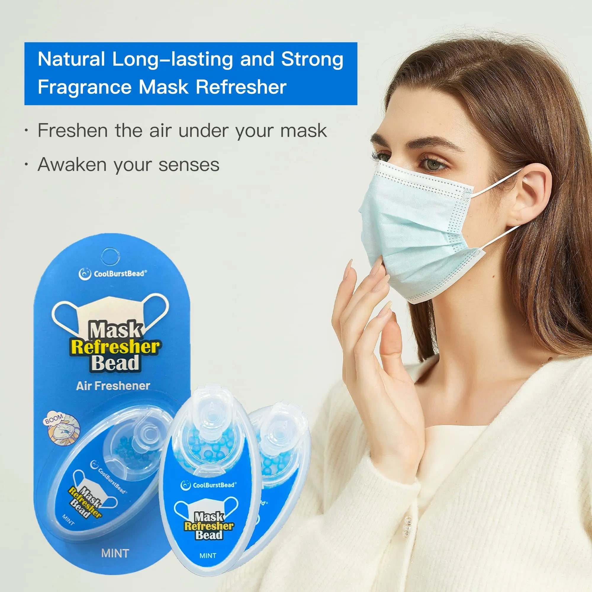 CoolBurstBead Face Mask Refresher, Long-Lasting & Strong Refreshing Fragrance, 4-Pack CoolBurstBead Au supplements