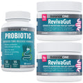 Balance ONE 2-Month Complete Digestive Support Bundle – Intestinal Barrier & Microbiome Kit – Includes 2X RevivaGut Powder & 1x Daily Probiotic (3 Pieces) Balance ONE Au supplements