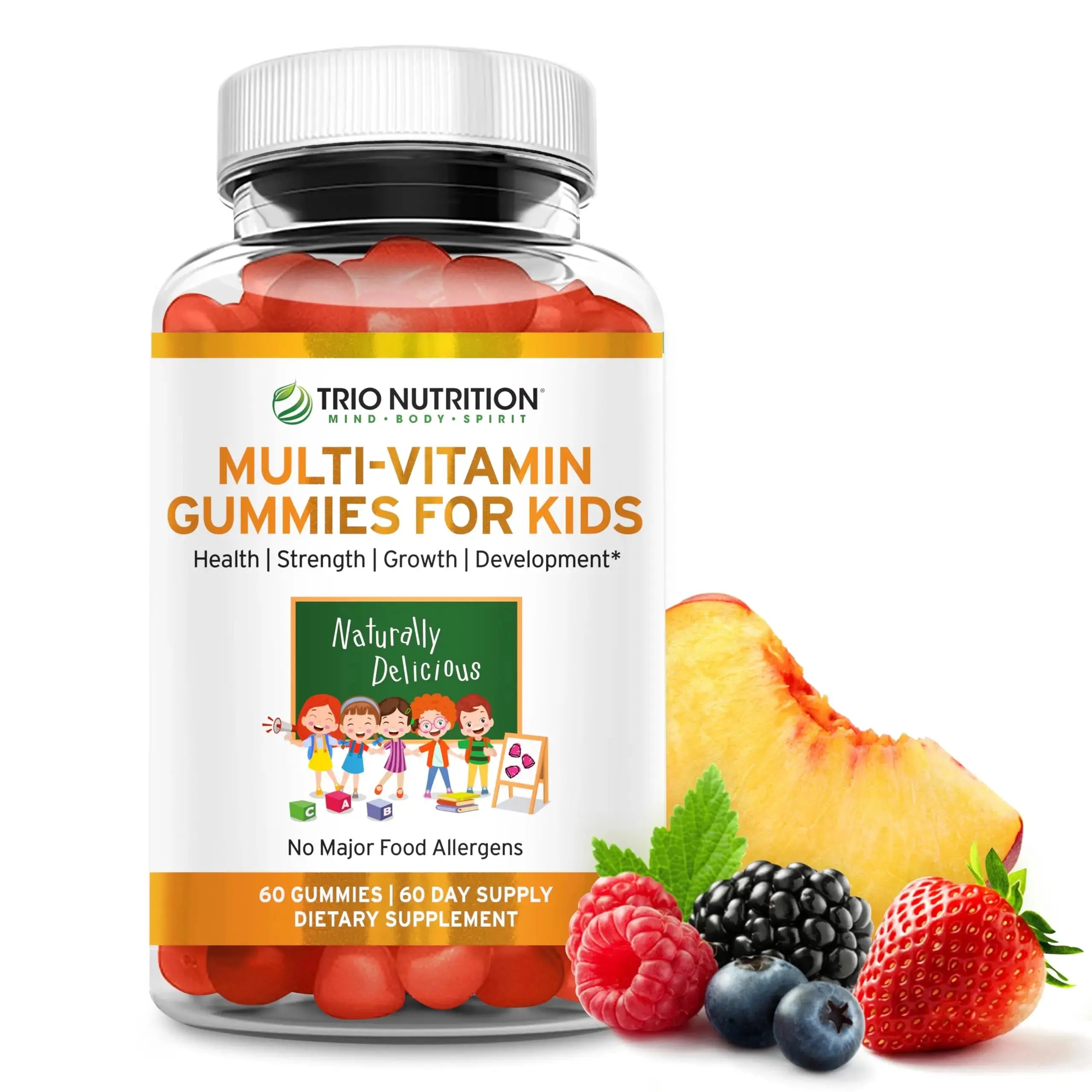 TRIO NUTRITION Premium Kids Multivitamin Gummies with Vitamin C & Zinc for Immune & Energy Support | TRIO NUTRITION Au supplements
