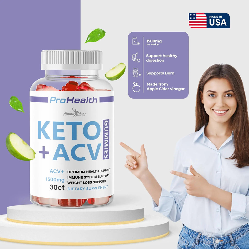 prohealth Keto acv Gummies - 1500mg Once a Day Keto, Strong Time Released Advanced Malibu Labs Au supplements