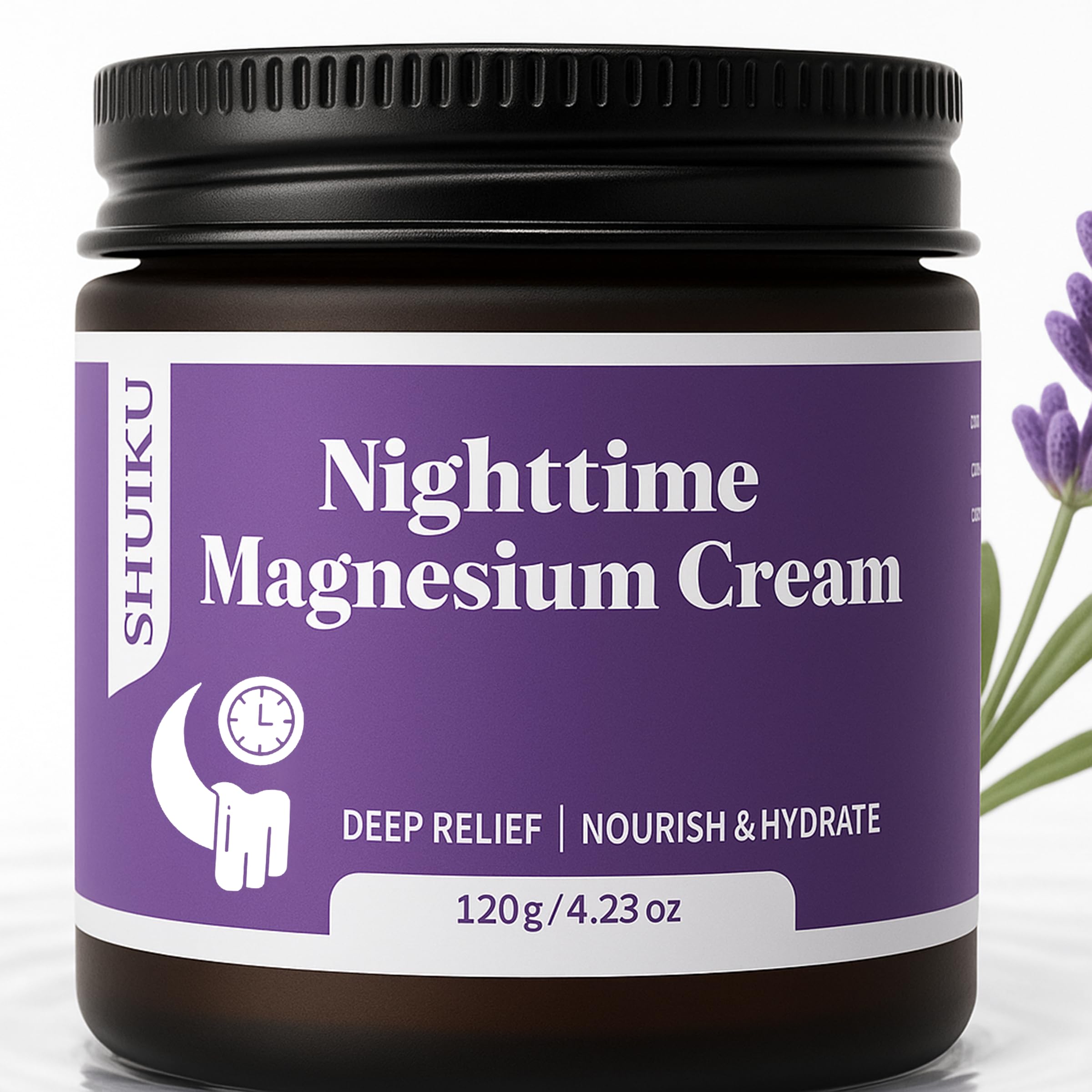 Magnesium Lotion for Sleep & Calm, Topical Magnesium Cream for Relaxation, Nightly Calm, Better Sleep, and for Leg Cramps & Pain SHUIKU Au supplements