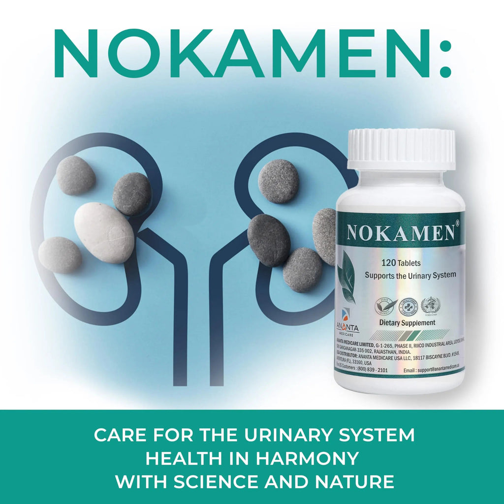Ananta Medicare USA NOKAMEN – Kidney & Urinary Tract Support Herbal Formula, 120 Tabs Ananta Medicare USA Au supplements