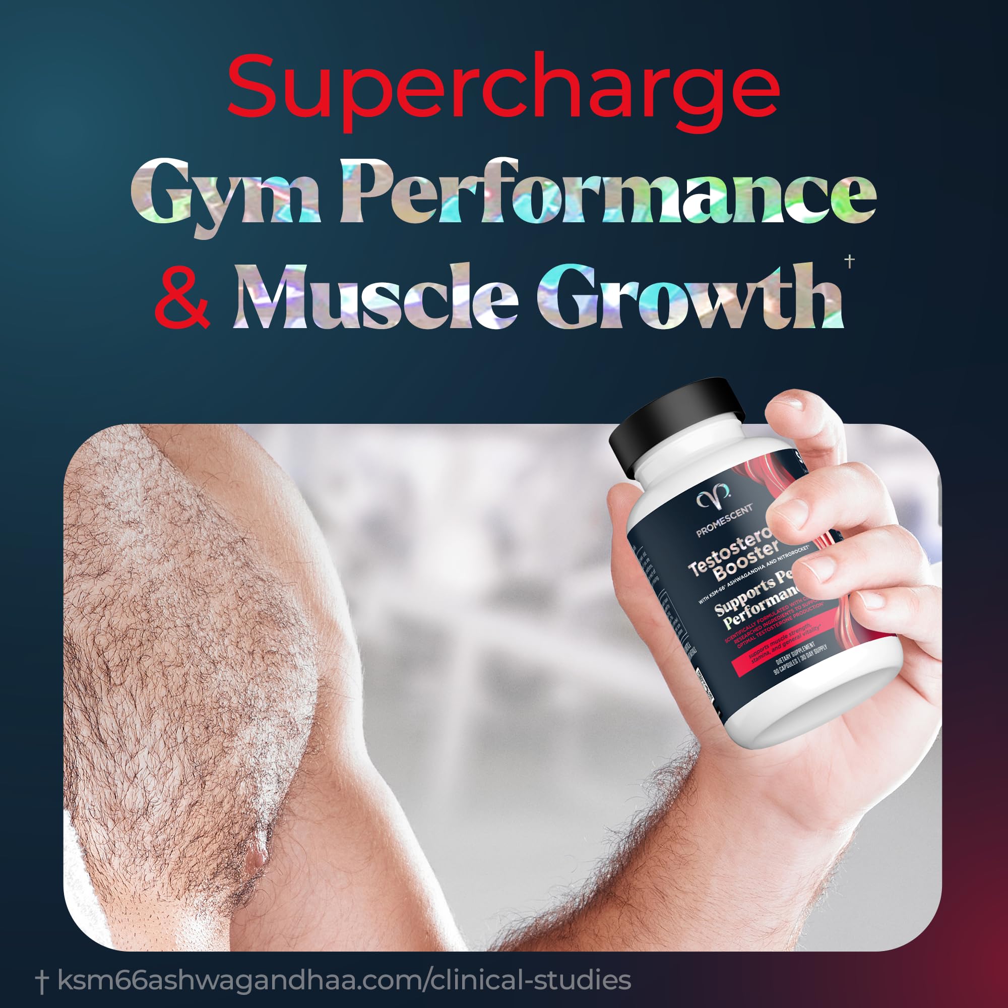 Promescent Desensitizing Delay Spray for Men Clinically Proven to Help You Last Longer in Bed, Prolong Climax for Him, 2.6 ml + Testosterone Booster for Men Supplement with KSM-66 Ashwagandha Promescent Au supplements