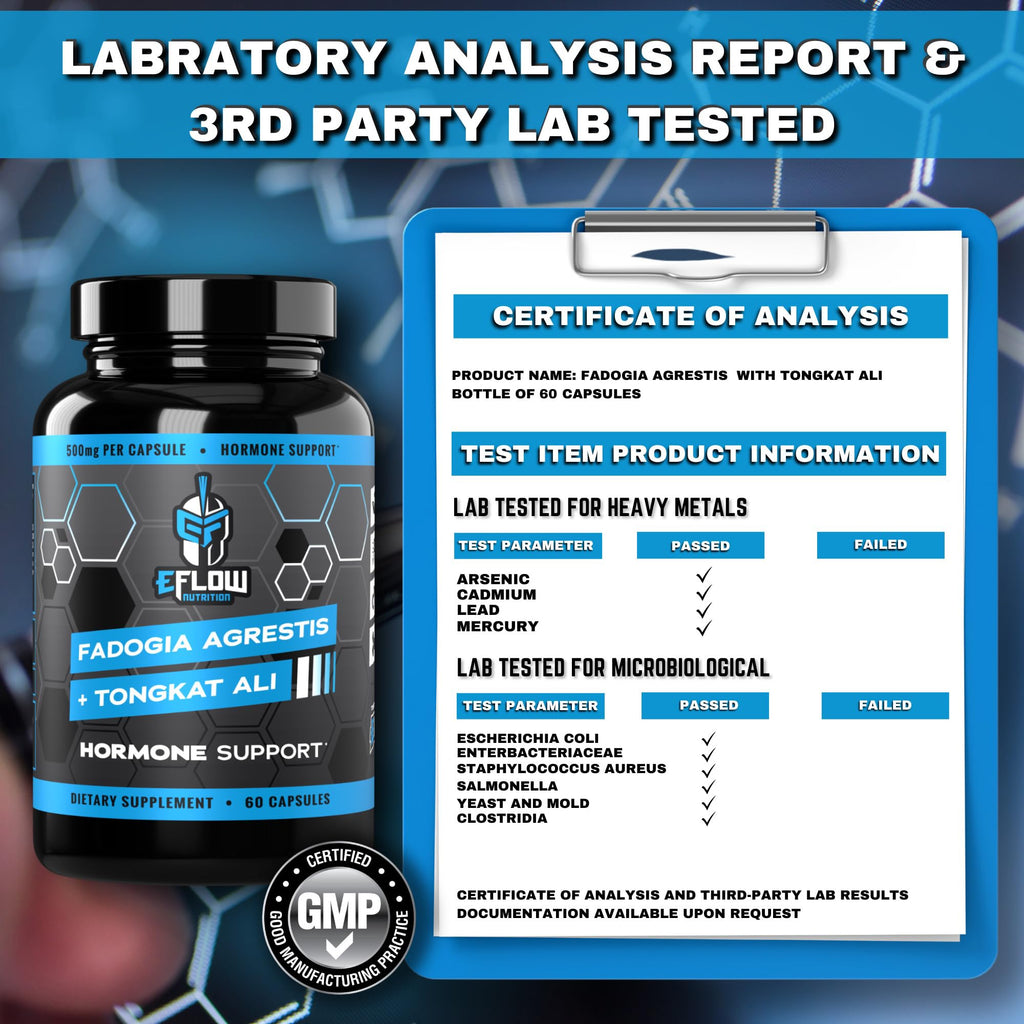 eFlow Nutrition Fadogia Agrestic + Tongkat Ali - [2-in-1] Natural Performance Supplement eFlow Nutrition Au supplements
