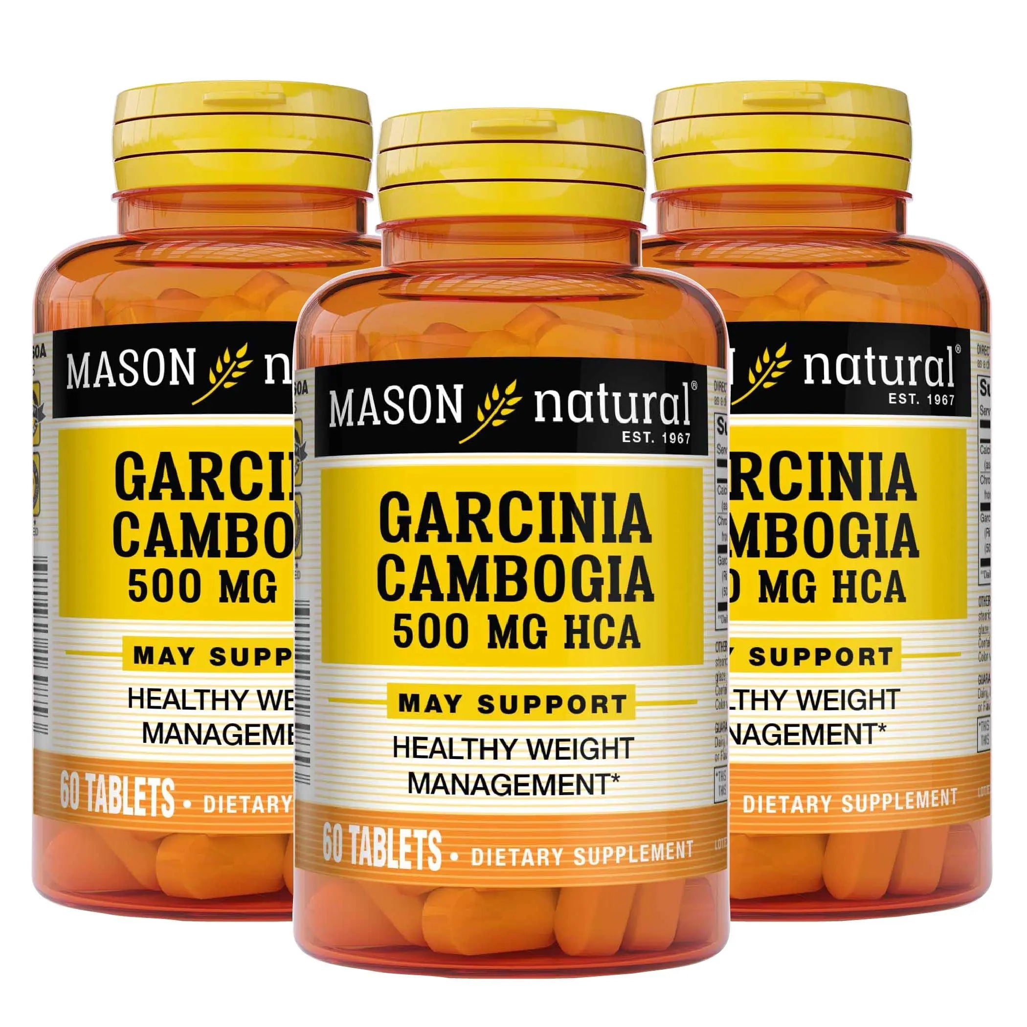 MASON NATURAL Garcinia Cambogia 500 mg HCA with Calcium and Chromium MASON NATURAL Au supplements