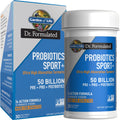 Garden of Life Dr Formulated Sport Probiotics Digestive Supplement, Organic Prebiotics for Women & Men Athletes, Clinically Studied Turmeric Curcumin