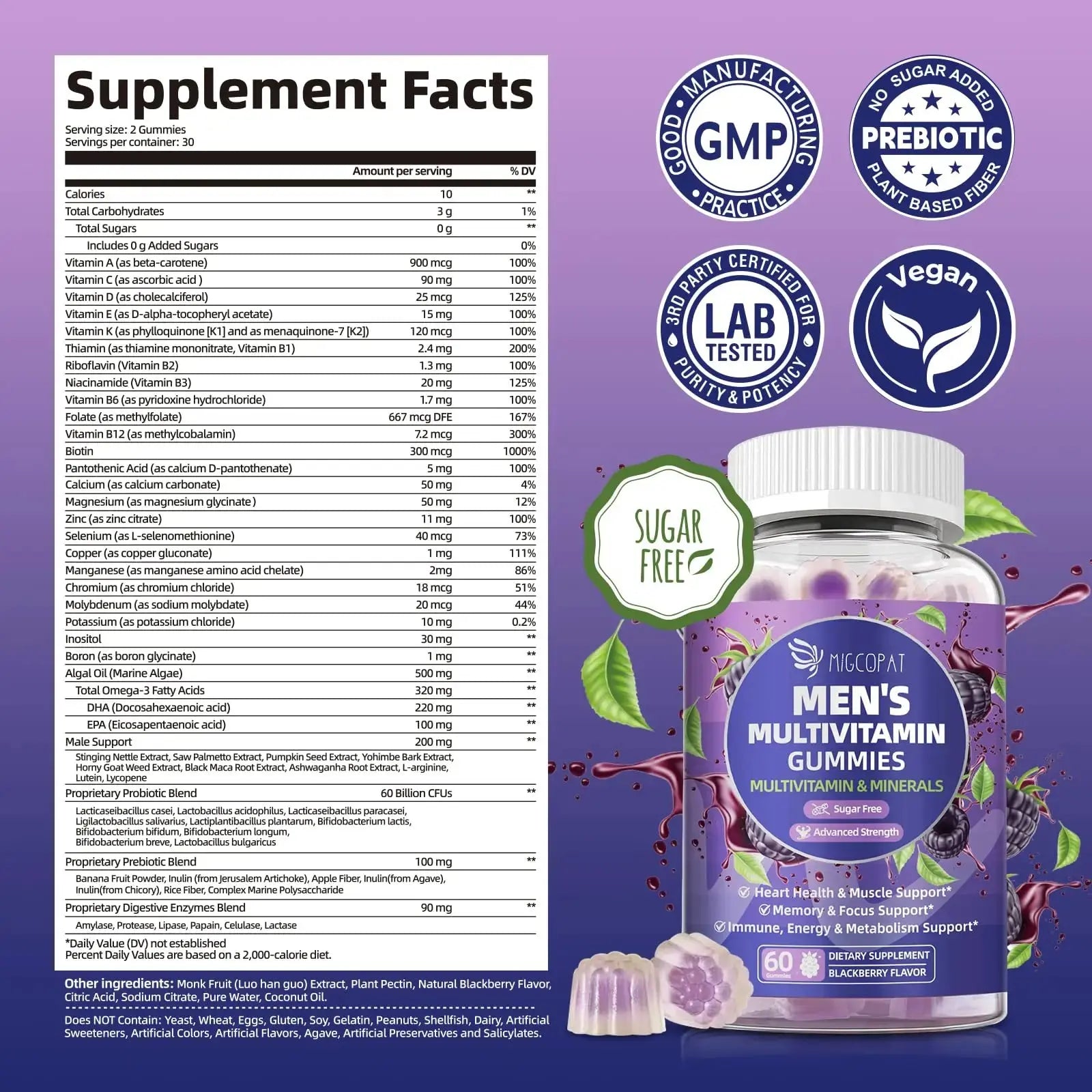 Migcopat Men & Women Multivitamin Gummies Buddles - Power Couple Nutrition Pack Migcopat Au supplements