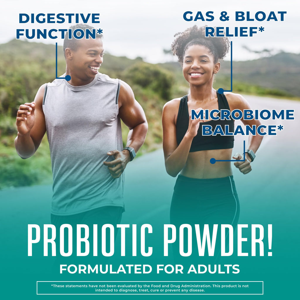 MARYRUTH'S 3-in-1 Gas & Bloat Probiotic Powder | Probiotics for Normal Digestive Function | Probiotics for Women & Men | Prebiotics & Postbiotics | 60 Billion CFU | 23 Unique Strains | 0.5 oz MARYRUTH'S Au supplements