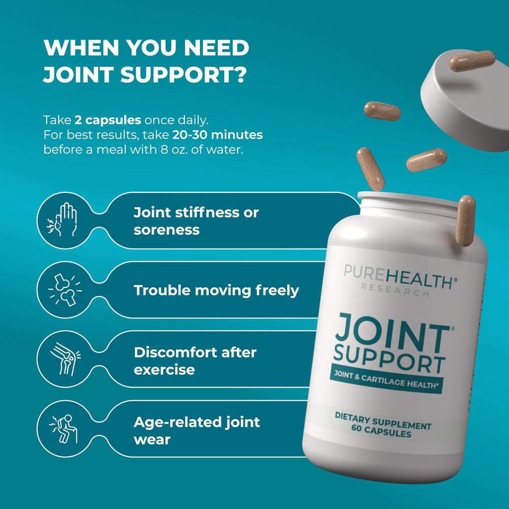 PUREHEALTH RESEARCH Joint Support NEM Eggshell Membrane with Boswellia Extract, Calcium & Turmeric, 60 Capsules PUREHEALTH RESEARCH Au supplements