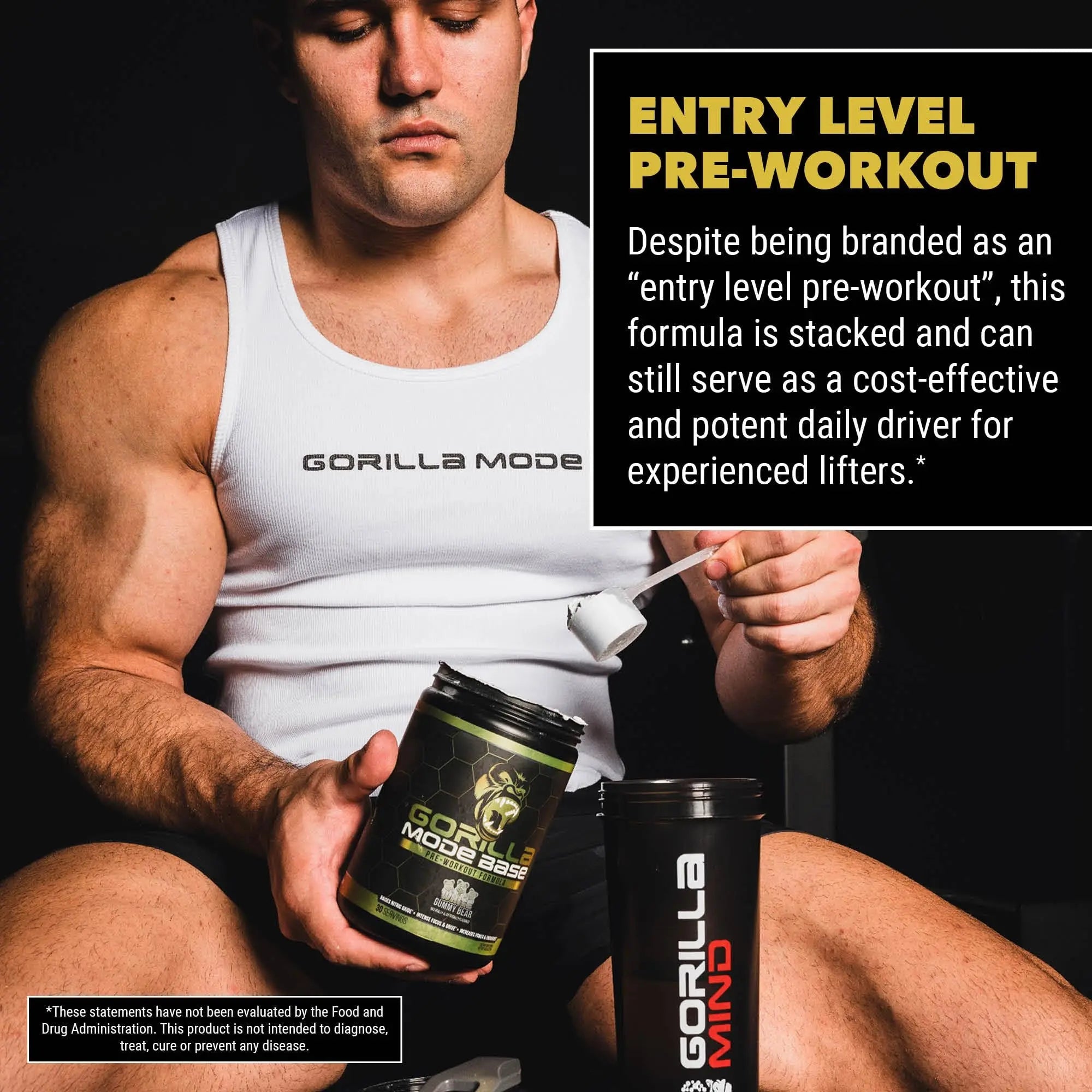 Gorilla Mode Base Pre Workout - Raises Nitric Oxide · Intense Focus & Drive · Endurance Gorilla Mind Au supplements