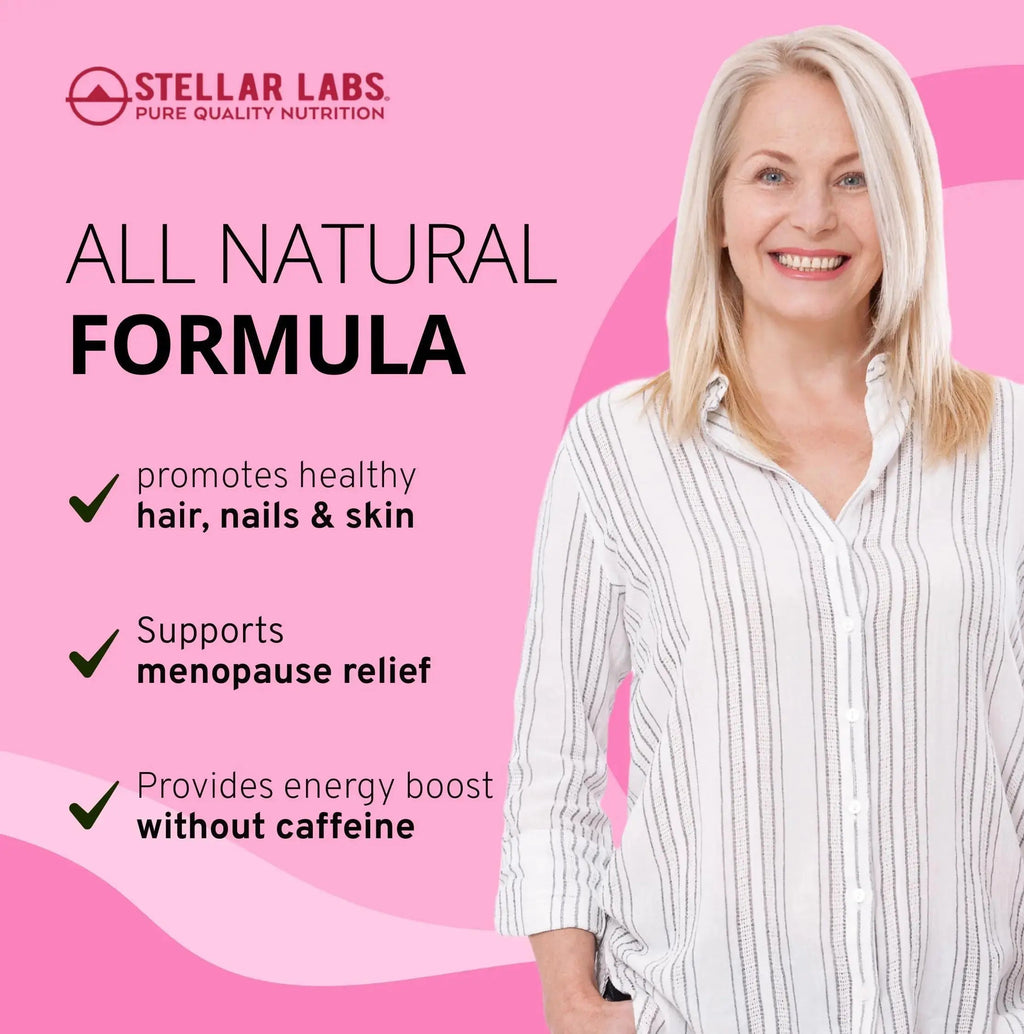 Stellar Labs Low FODMAP Vegan Women's Ultra Multi-Vitamin | Easy to Digest Daily Multivitamin Without Iron | Low Energy Supplement, Female Support | Stellar Labs Au supplements