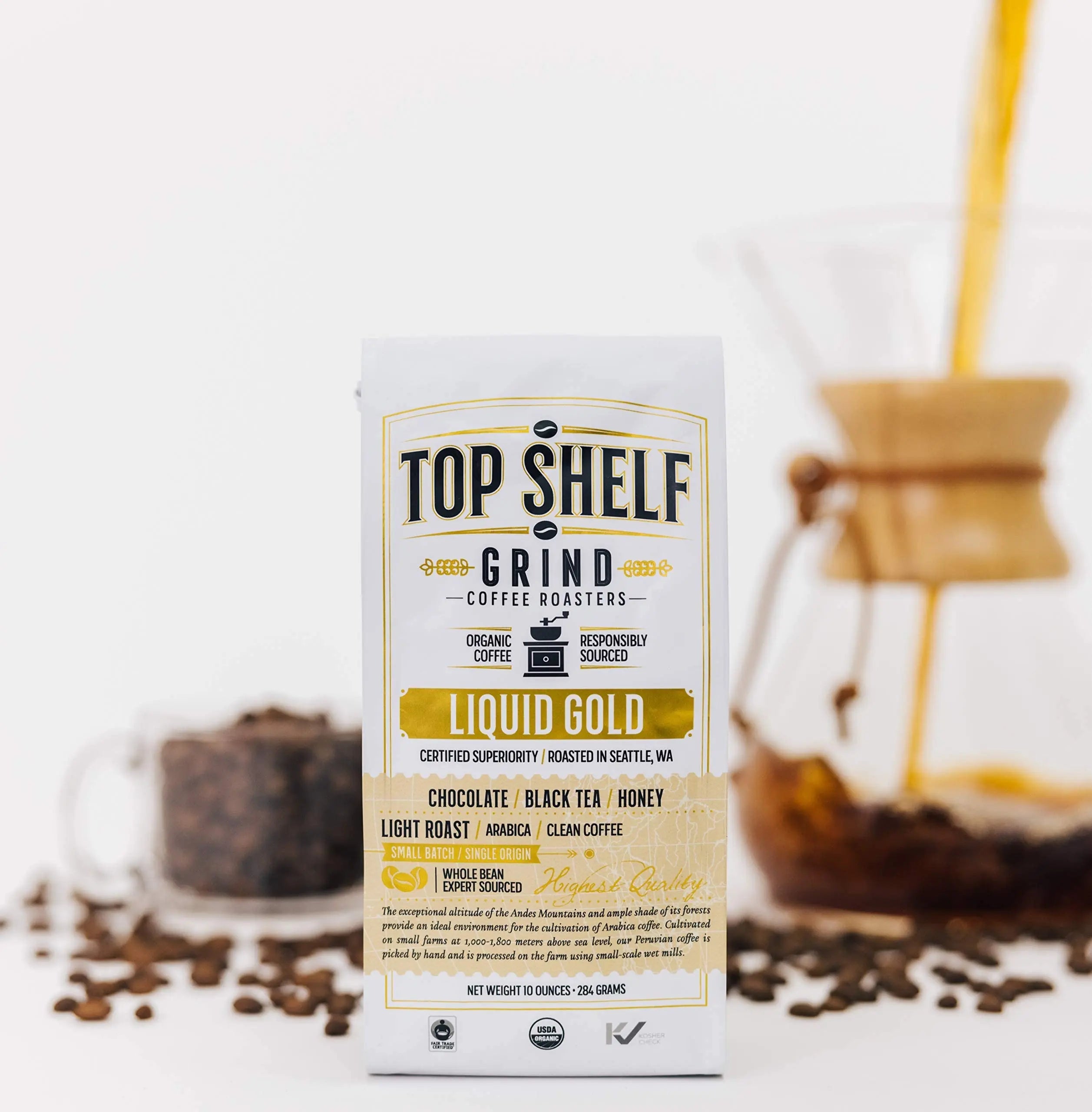 Organic Light Roast Whole Bean Coffee, The Best Espresso Beans from Peru Join Top Shelf Grind Au supplements