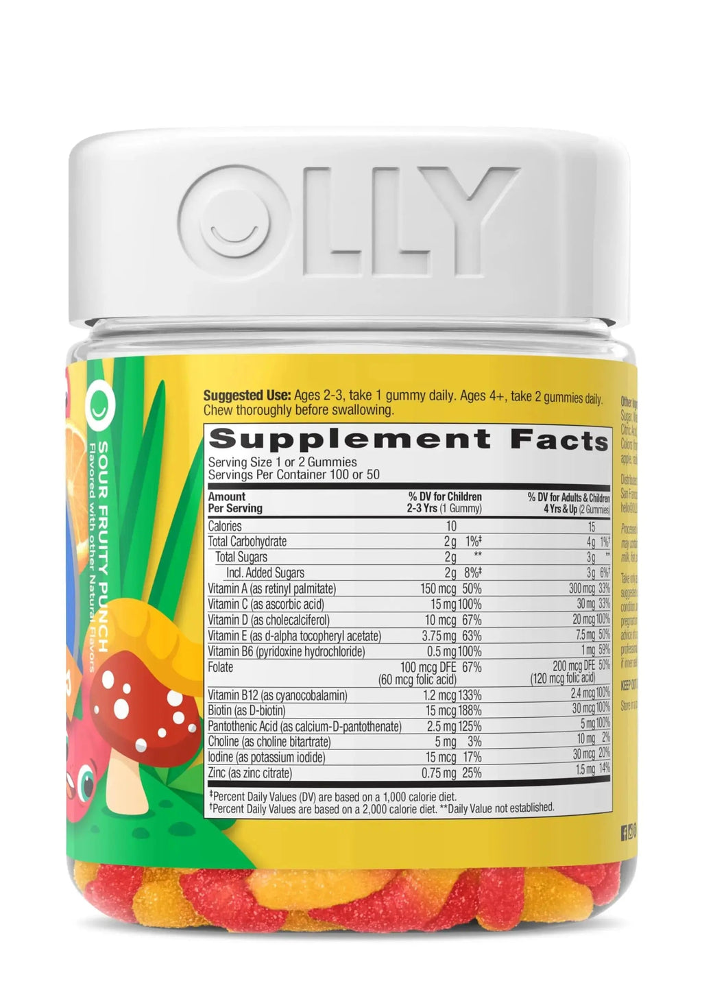 OLLY Kids Multivitamin Gummy Worms, Overall Health and Immune Support, Vitamins and Minerals A, C, D, E, Bs and Zinc OLLY Au supplements