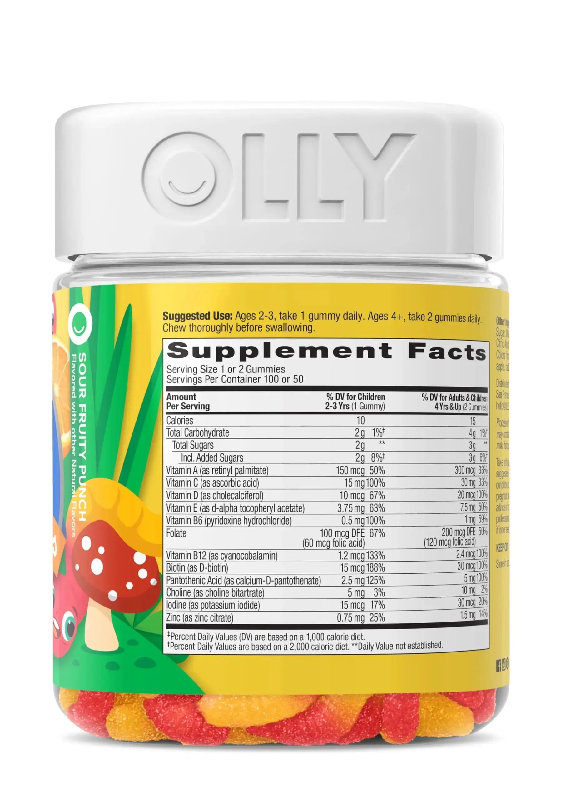 OLLY Kids Multivitamin Gummy Worms, Overall Health and Immune Support, Vitamins and Minerals A, C, D, E, Bs and Zinc OLLY Au supplements