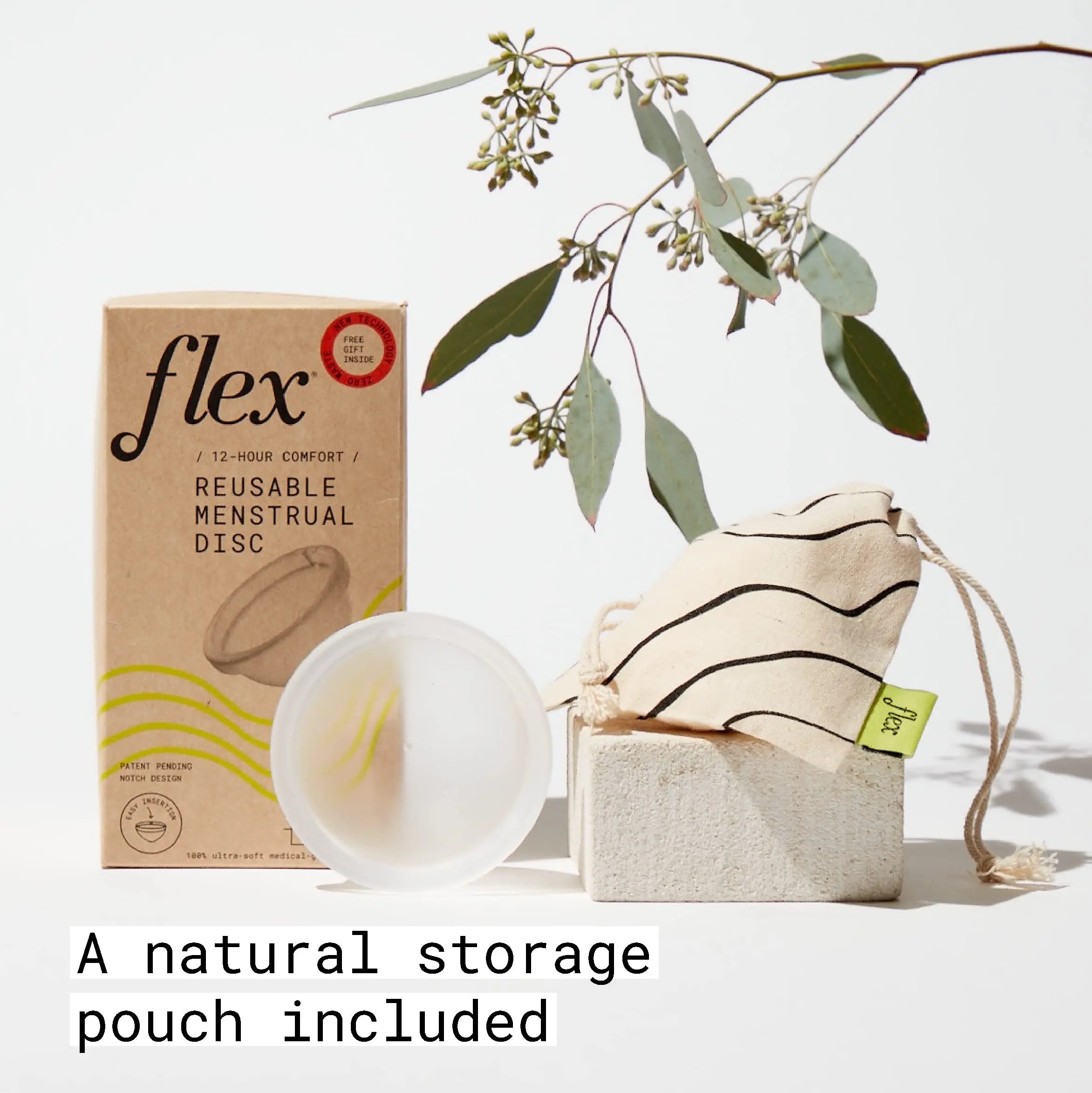 Flex Reusable Disc | Reusable Menstrual Disc | Tampon, Pad, and Cup Alternative | Capacity of 6 Super FLEX Au supplements