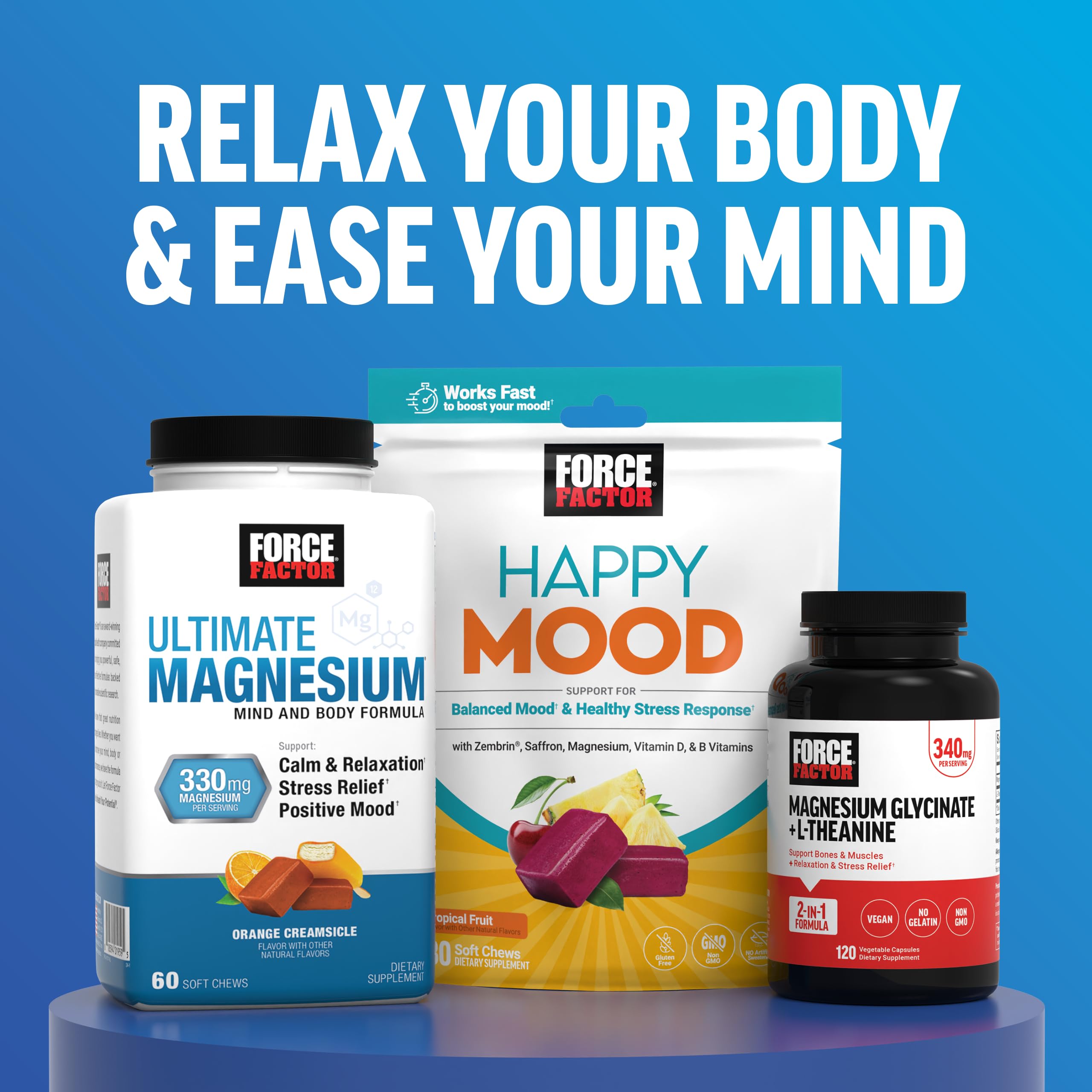 Force Factor Amazing Ashwa Complete Calm Support with KSM-66 Ashwagandha, Like Ashwangandha Gummies to Promote Calm & Relaxation with Magnesium & L-Theanine,