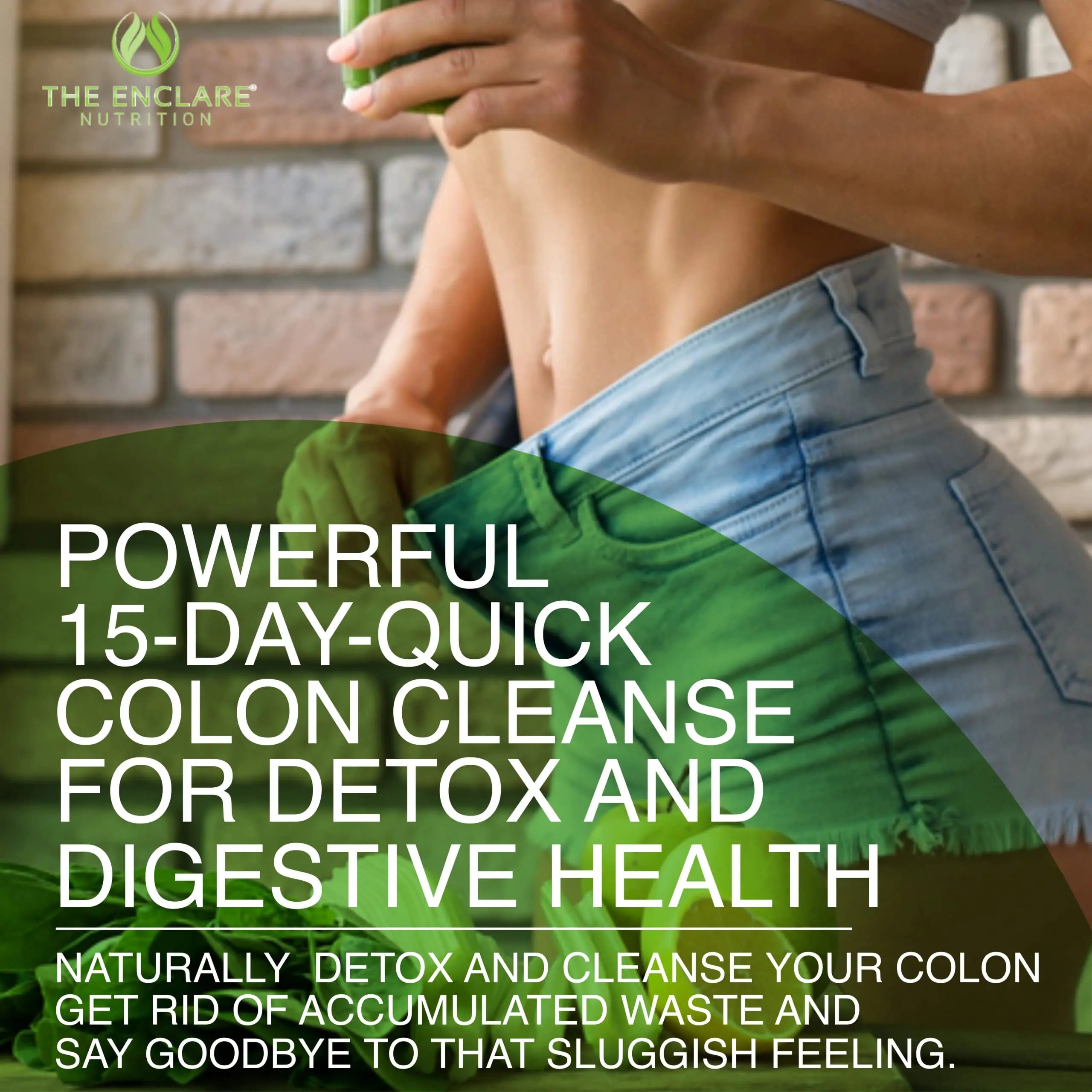 Colon Cleanse Fast-Acting Colon Cleanser Detox. Healthy Bowel Movement THE ENCLARE NUTRITION Au supplements
