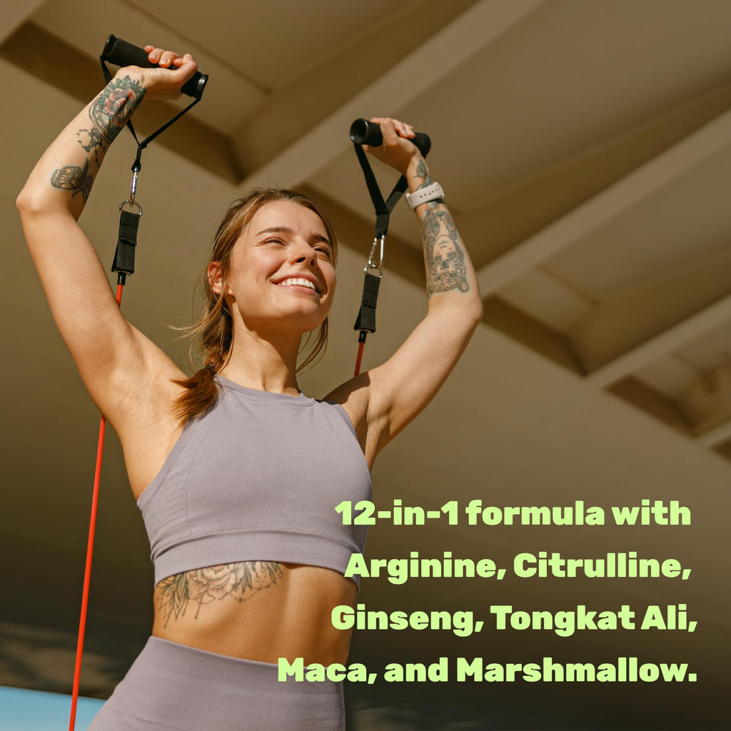Nitric Oxide Supplement 3,000mg, 300 Capsules | 12-in-1 Complex for Men & Women – Arginine, Citrulline, Korean Red Ginseng,