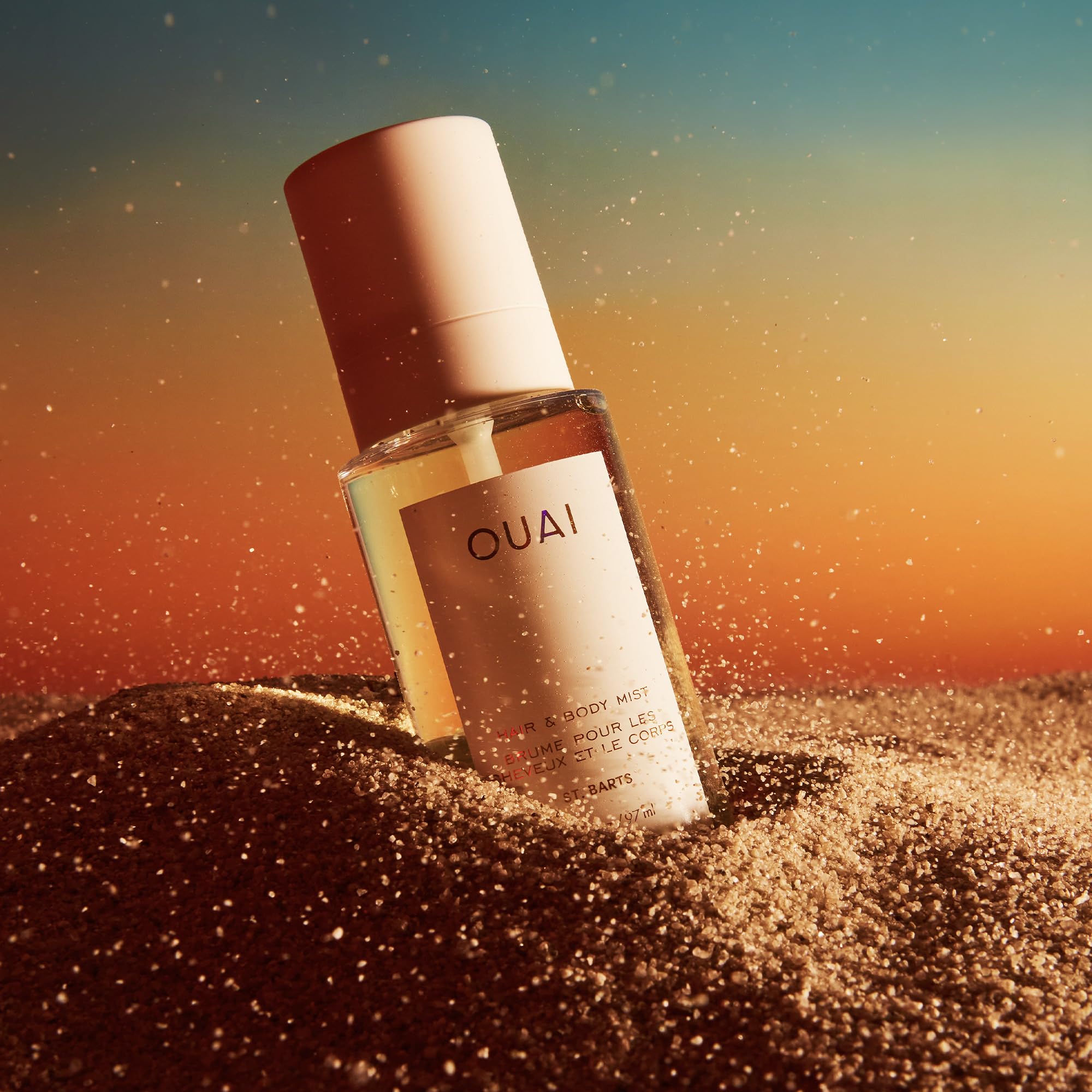OUAI St. Barts Hair and Body Mist - Tropical-Scented Hair Perfume and Body Spray - Notes of Dragonfruit, Orange Blossom, Tuberose & Musk (8 Fl Oz) OUAI Au supplements