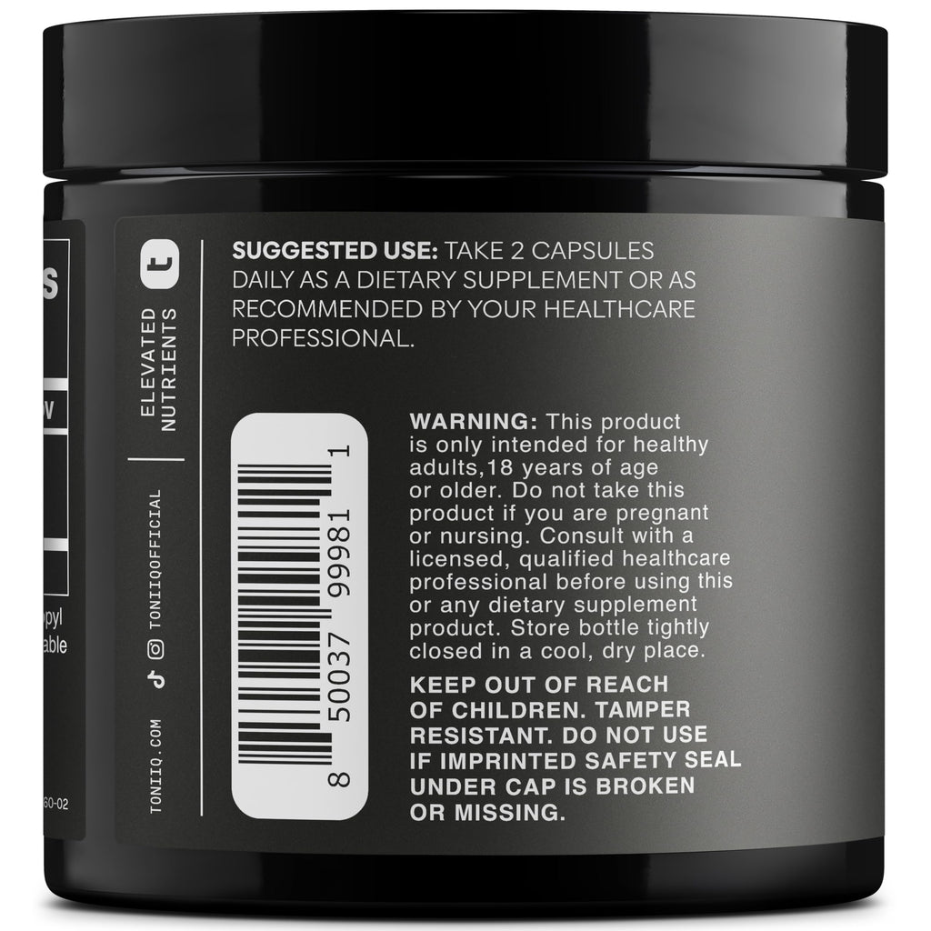 Ultra High Potency Third-Party Tested Trans Resveratrol 1000mg - 98% Pure, Highly Purified and Bioavailable - Resveratrol Polygonum Root Extract - 60 Capsules Toniiq Au supplements