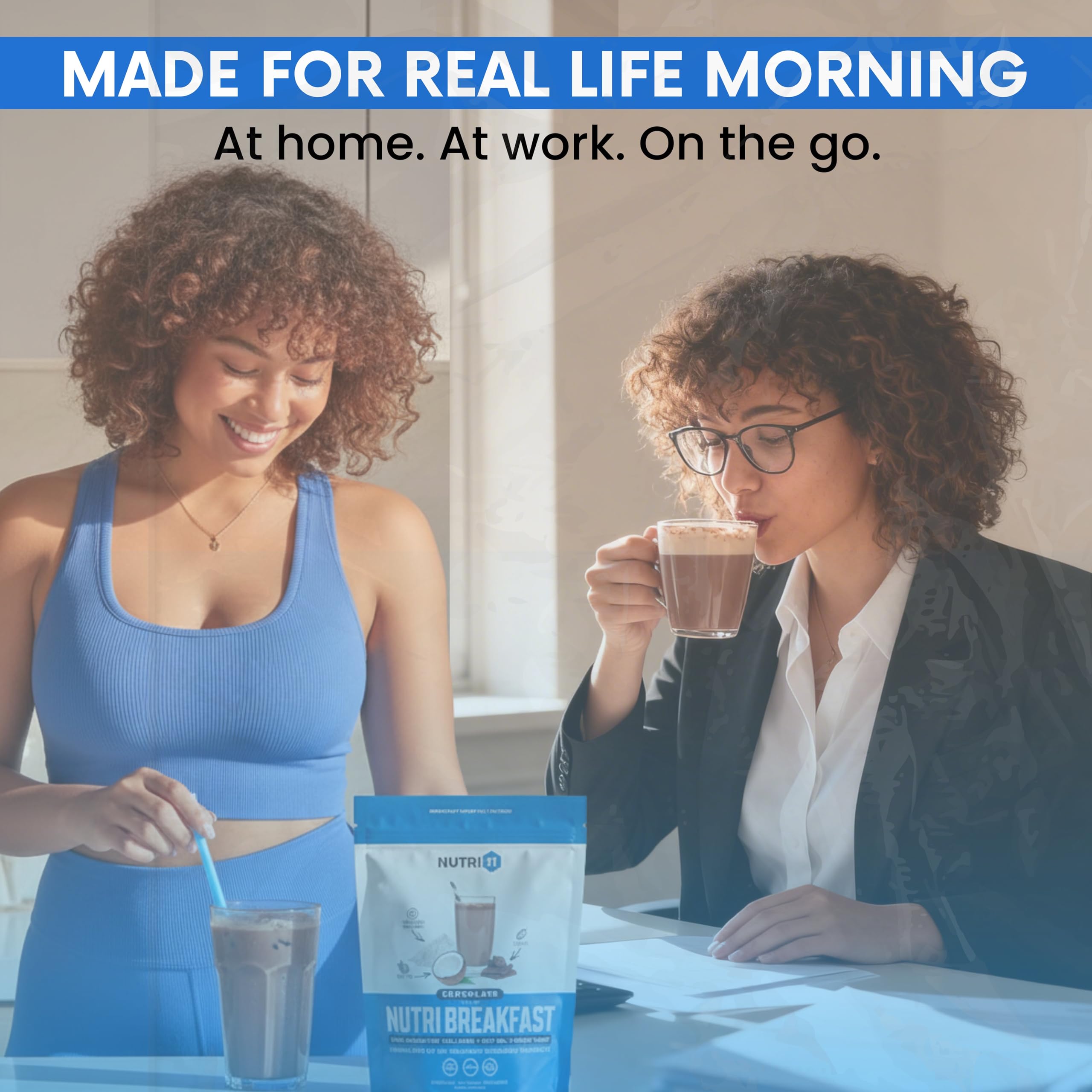 Nutri11 NutriBreakfast by Nutrillermo/Keto Protein Collagen Powder with MCT Oil/MCT Oil Powder/Keto Collagen Peptides with Grass-Fed Bovine