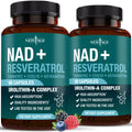 NEW AGE NAD+ Supplement Complex – NAD+ 300 mg with Astaxanthin, Urolithin A, Resveratrol, CoQ10 & Antioxidant Blend – Cellular Energy, Support or Women & Men – Vegan, Non-GMO- 120 Count NEW AGE Au supplements