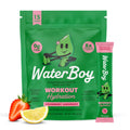 Waterboy Workout Hydration | 2,960mg Sugar Free Electrolyte Powder Packets | L-Glutamine + Vitamins | No Sugar, All Natural, Gluten Free