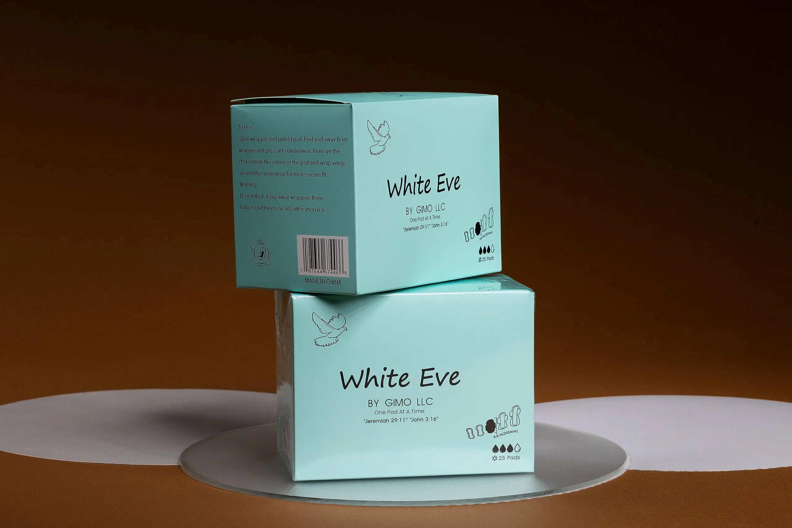 WHITE EVE Sanitary Pad Ultra Thin Sanitary Pads for Women with Fast Absorption and Leak Guard WHITE EVE Au supplements