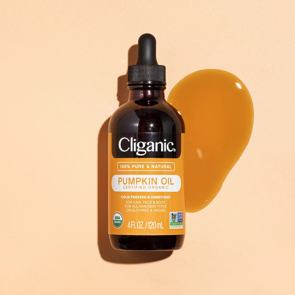 Cliganic Organic Pumpkin Seed Oil, 100% Pure - For Face & Hair | Natural Cold Pressed Unrefined Cliganic Au supplements