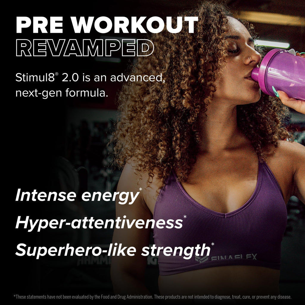 FINAFLEX STIMUL8 2.0 Pre Workout, Granny Apple - Delivers Energy, Focus & Strength FINAFLEX Au supplements