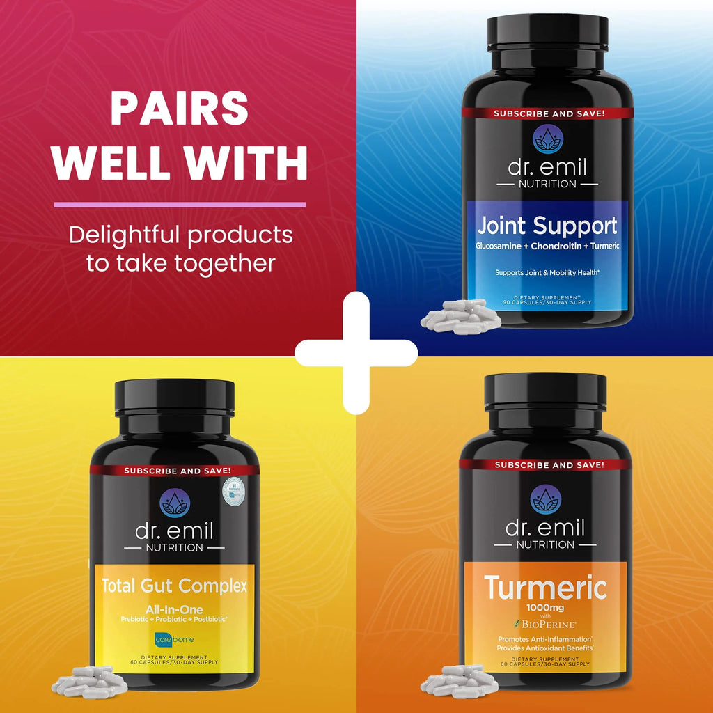 Dr. Emil Berberine 500mg Capsules - Berberine Supplement with Cinnamon, MTC Oil & Milk DR EMIL NUTRITION Au supplements