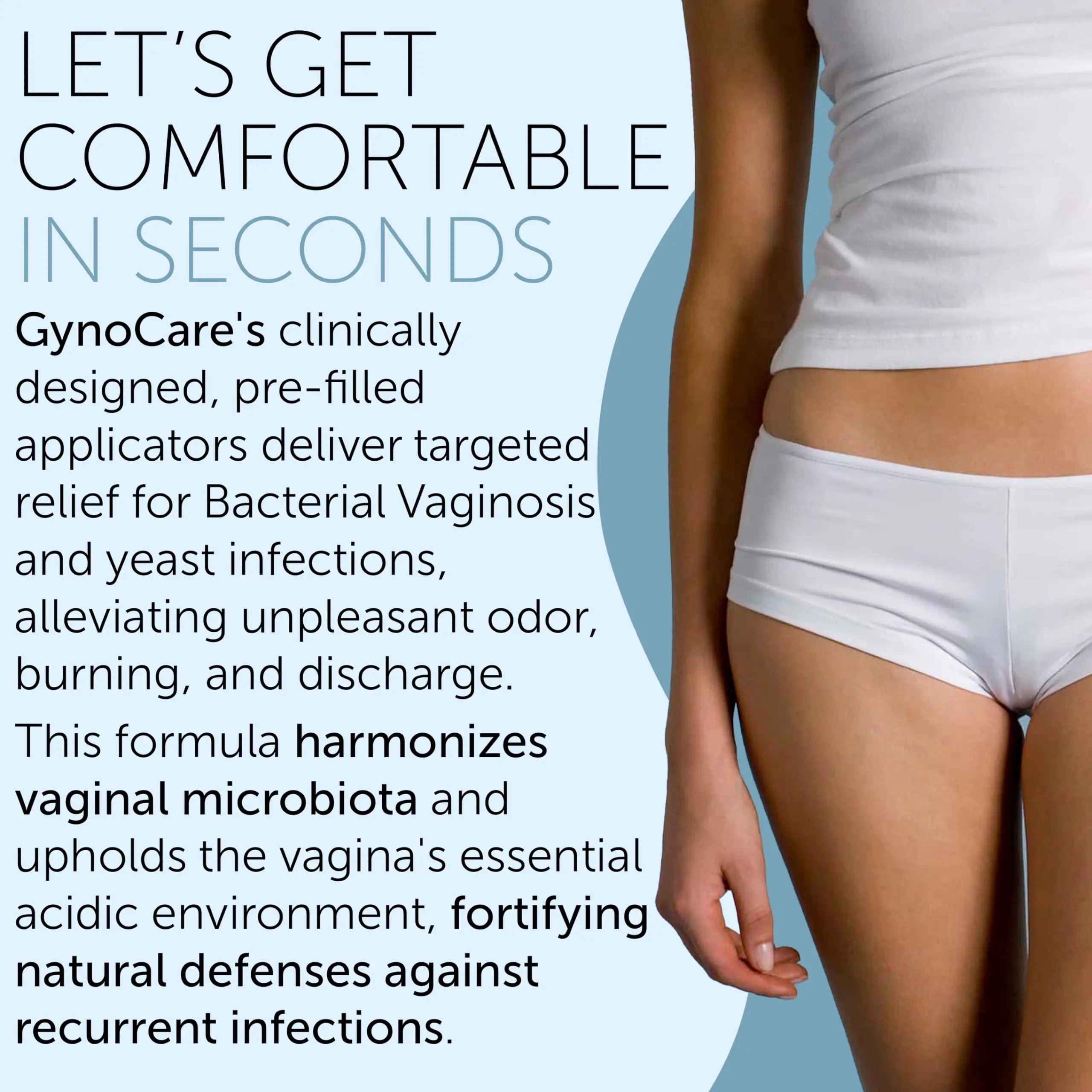 Vaginal Probiotic Gel | Yeast Infection & BV Treatment for Women | for Vaginal Odor Elimination Terramed Just Think Comfort Au supplements