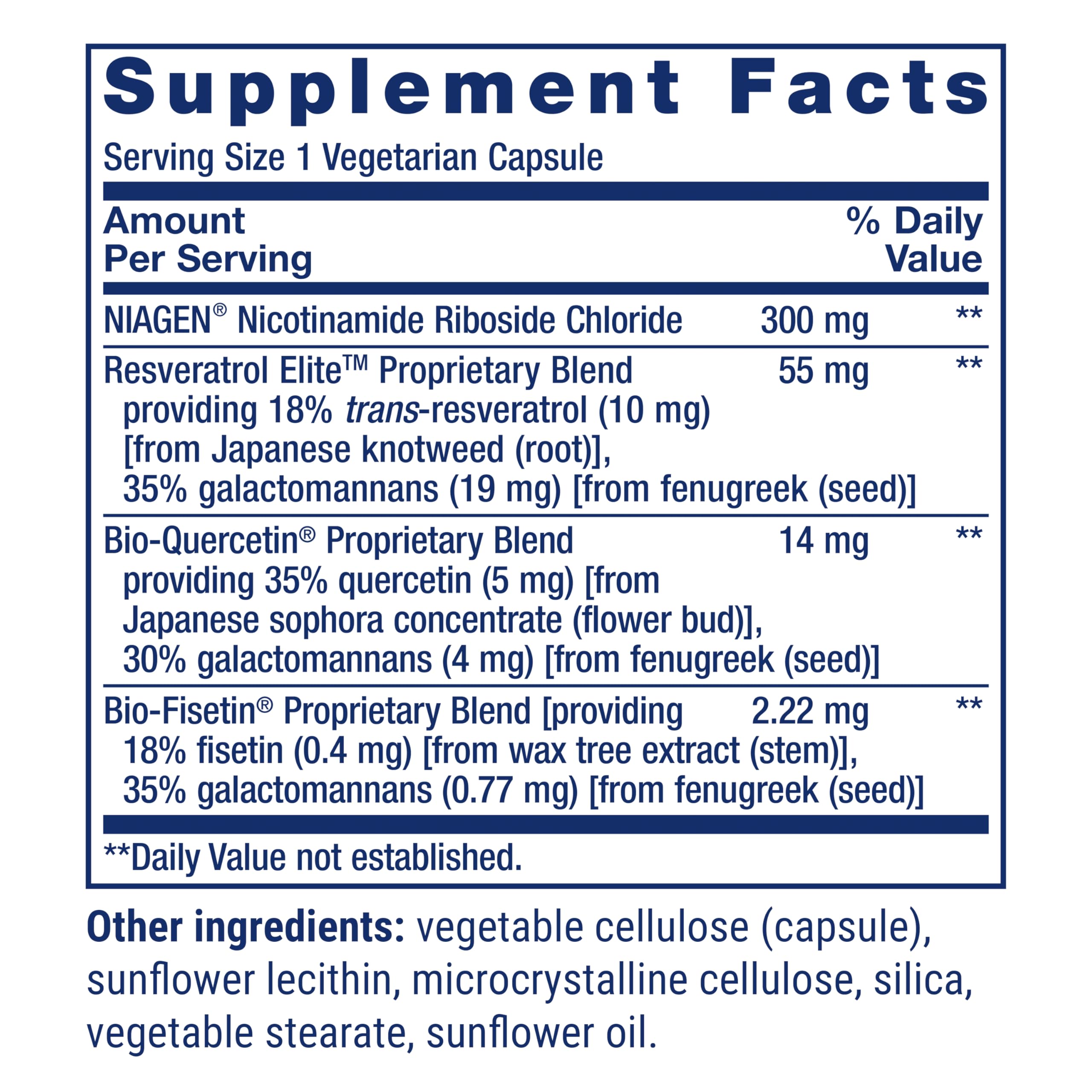Life Extension NAD+ Cell Regenerator™ and Resveratrol Elite™*, nicotinamide riboside, Trans-resveratrol, quercetin, Fisetin, Heart Health, Healthy Aging, Vegetarian, Non-GMO, Gluten Free, 30 Capsules Life Extension Au supplements
