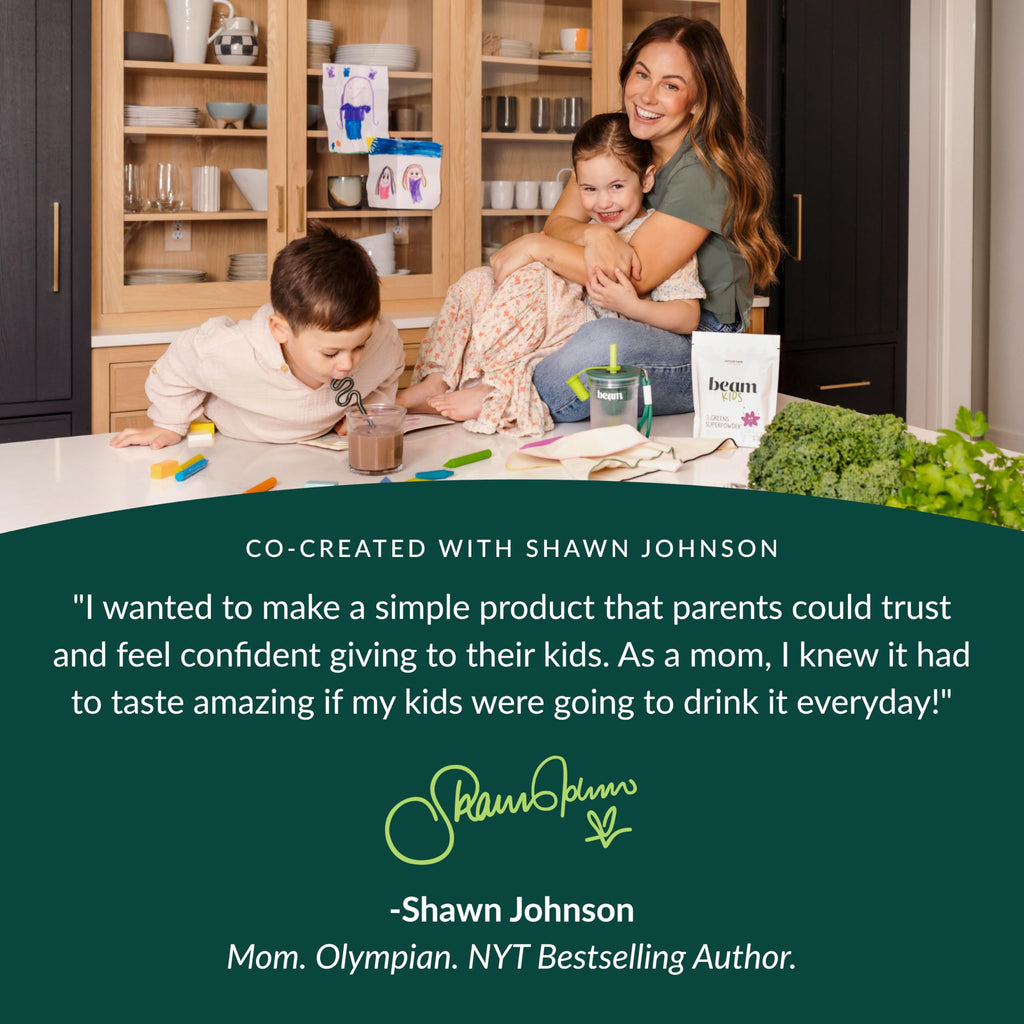 Beam Kids Multivitamin Powder – Kids Vitamins with Greens, Probiotic & Prebiotic, Immune Support for Children & Toddlers, No Artificial Sweeteners, For Picky Eaters,