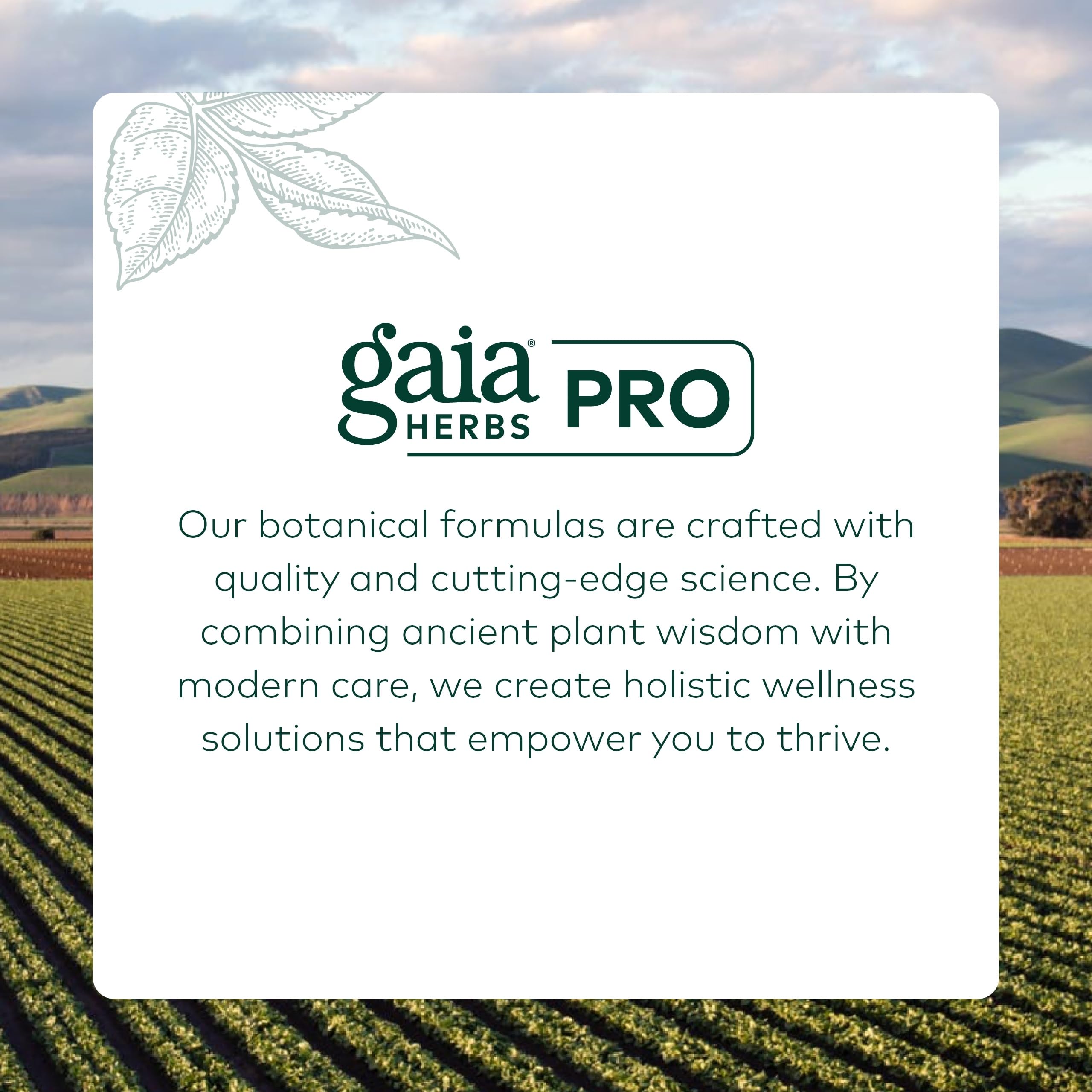 GAIA HERBS PRO Female Support Formula - Supports Healthy PMS & Menopause Fluctuations with Alfalfa Leaf, Black Cohosh Root Extract, Dandelion Root & More* - Vegan - 60 Liquid Phyto-Caps (60 Servings) Gaia Herbs PRO Au supplements