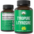 TyroPure L Tyrosine Supplement. More Bioavailable, Cleaner Version of L-Tyrosine. Vegan, Naturally Fermented 500mg Capsules for Mental Clarity, Dopamine. Mood Support for Women and Men Peak Performance Au supplements