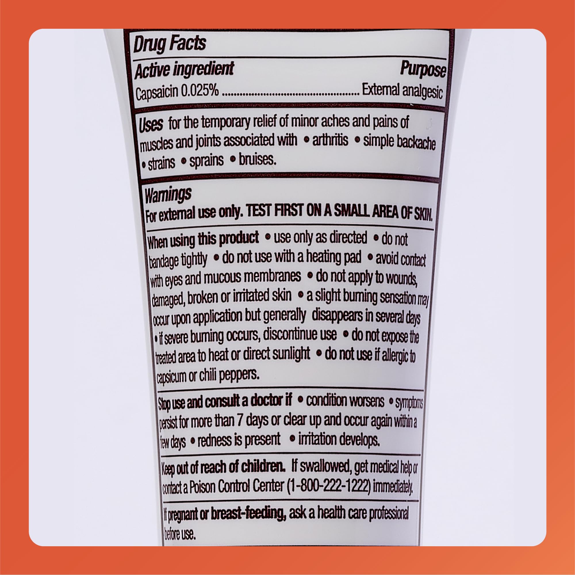 Rugby Capsaicin 0.025% Cream for Penetrating Pain Relief - 2.1 Oz (60g) (3 Pack) RUGBY LABORATORIES Au supplements