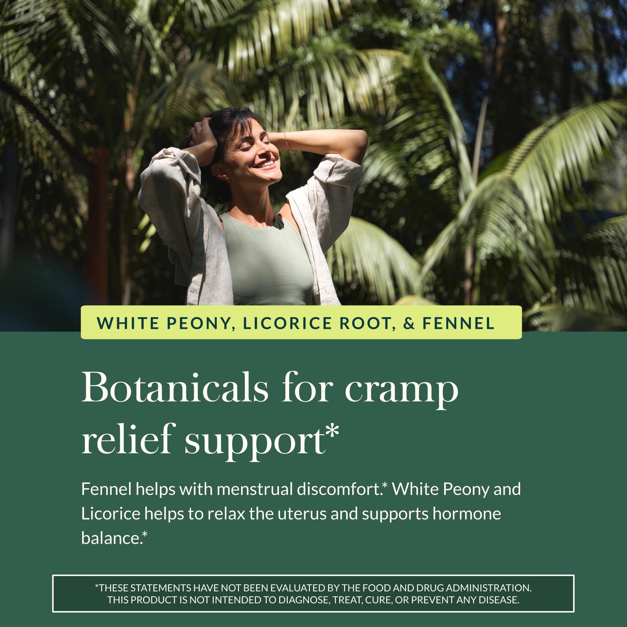 Gaia Herbs Cramp Relief - Herbal Supplement for Period Cramp Relief* - Made with Fennel Seed, Licorice Root & More - 60 Vegan Liquid Phyto-Caps (60 Servings) Gaia Herbs Au supplements